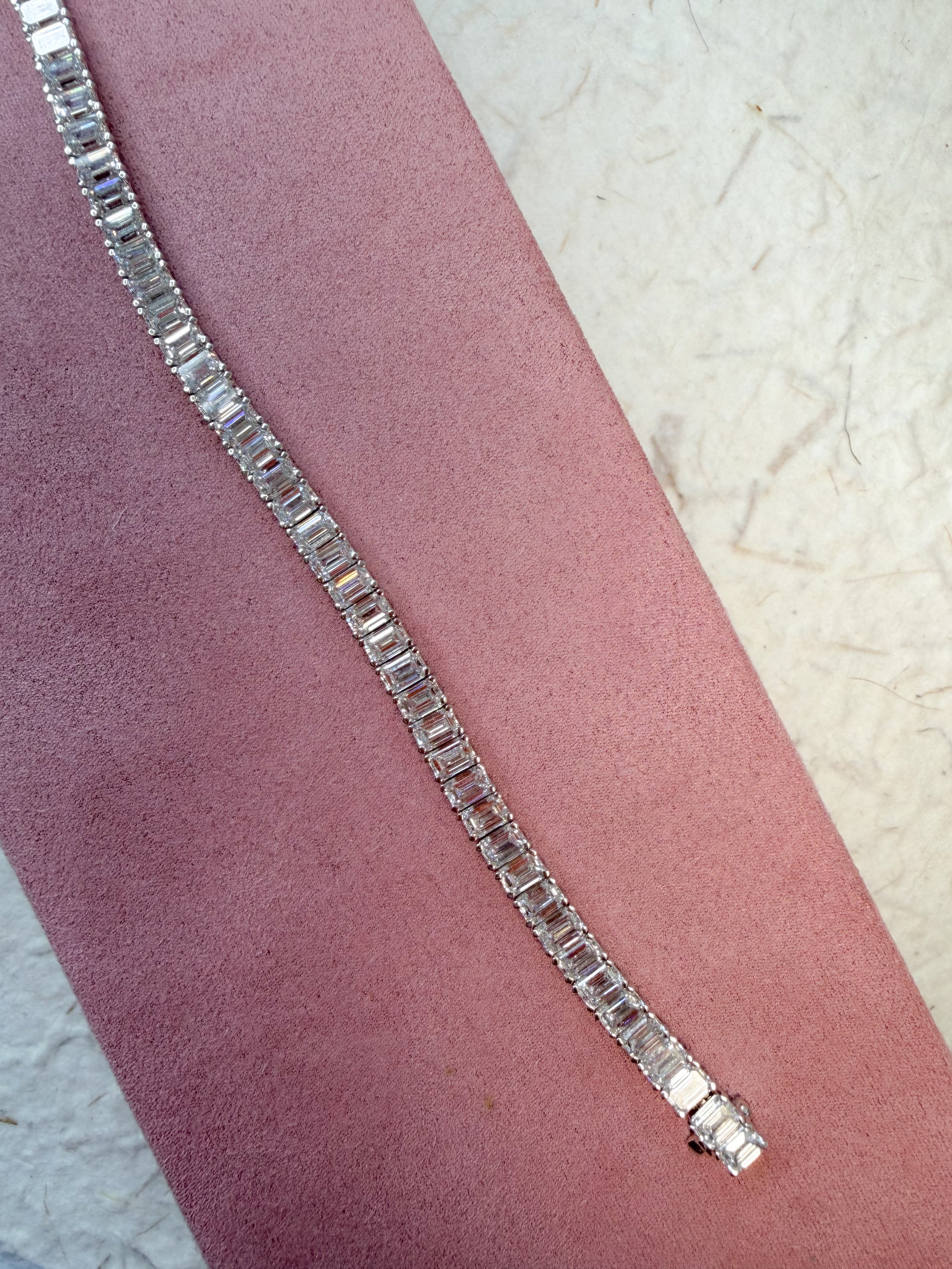 The Emerald Cut Tennis Bracelet