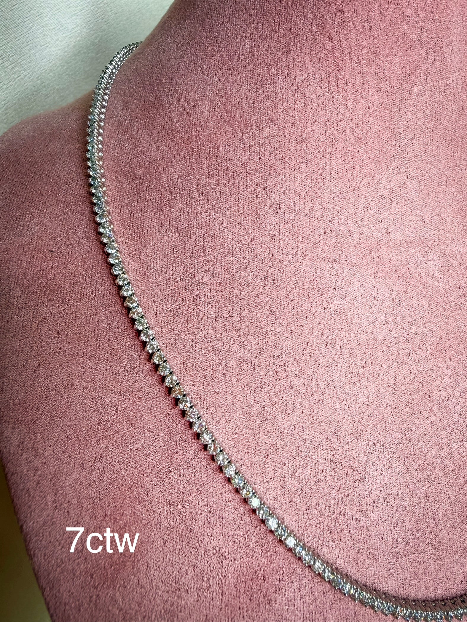 Martini Glow Tennis Necklace