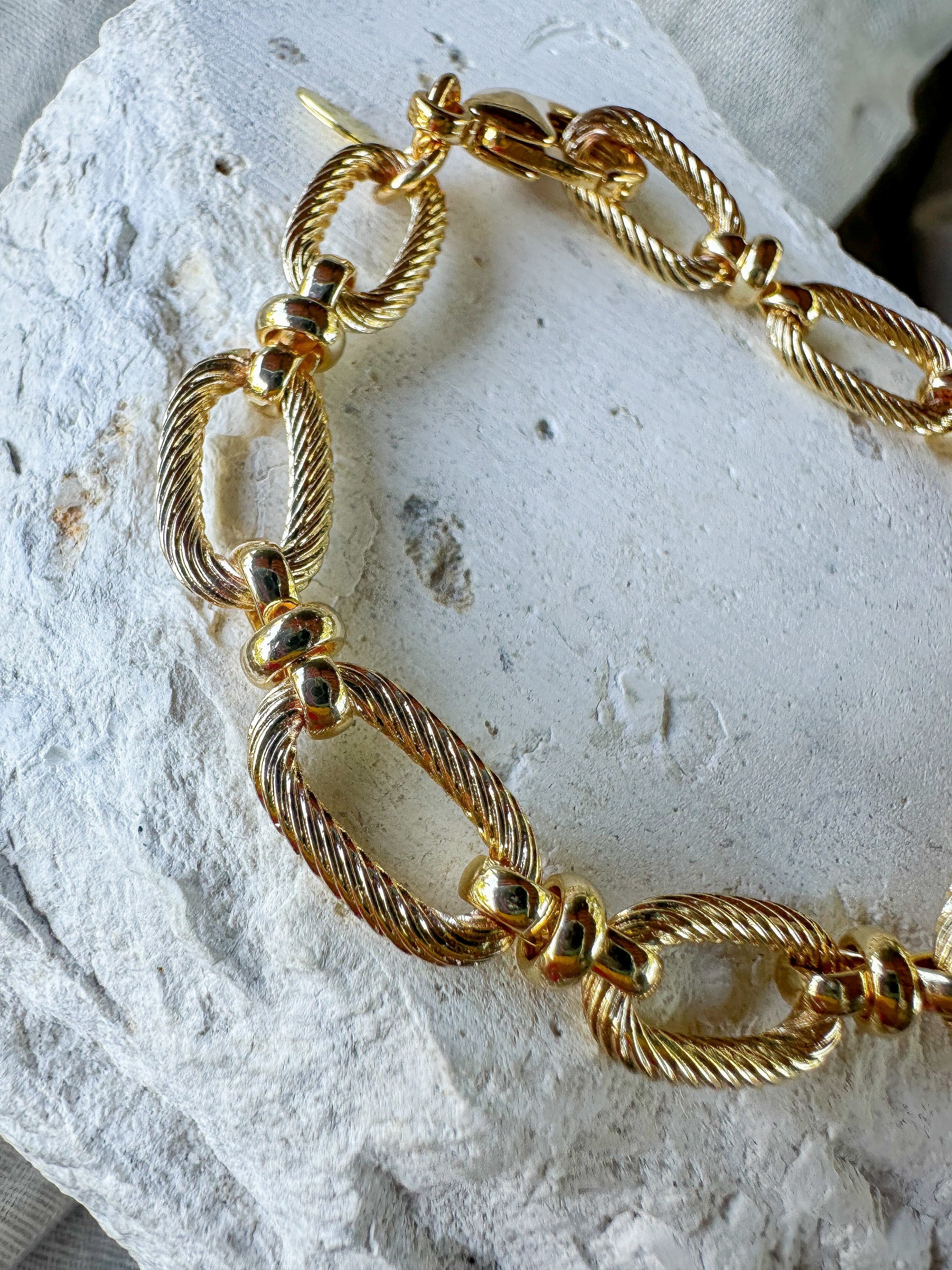 The Textured Link Bracelet