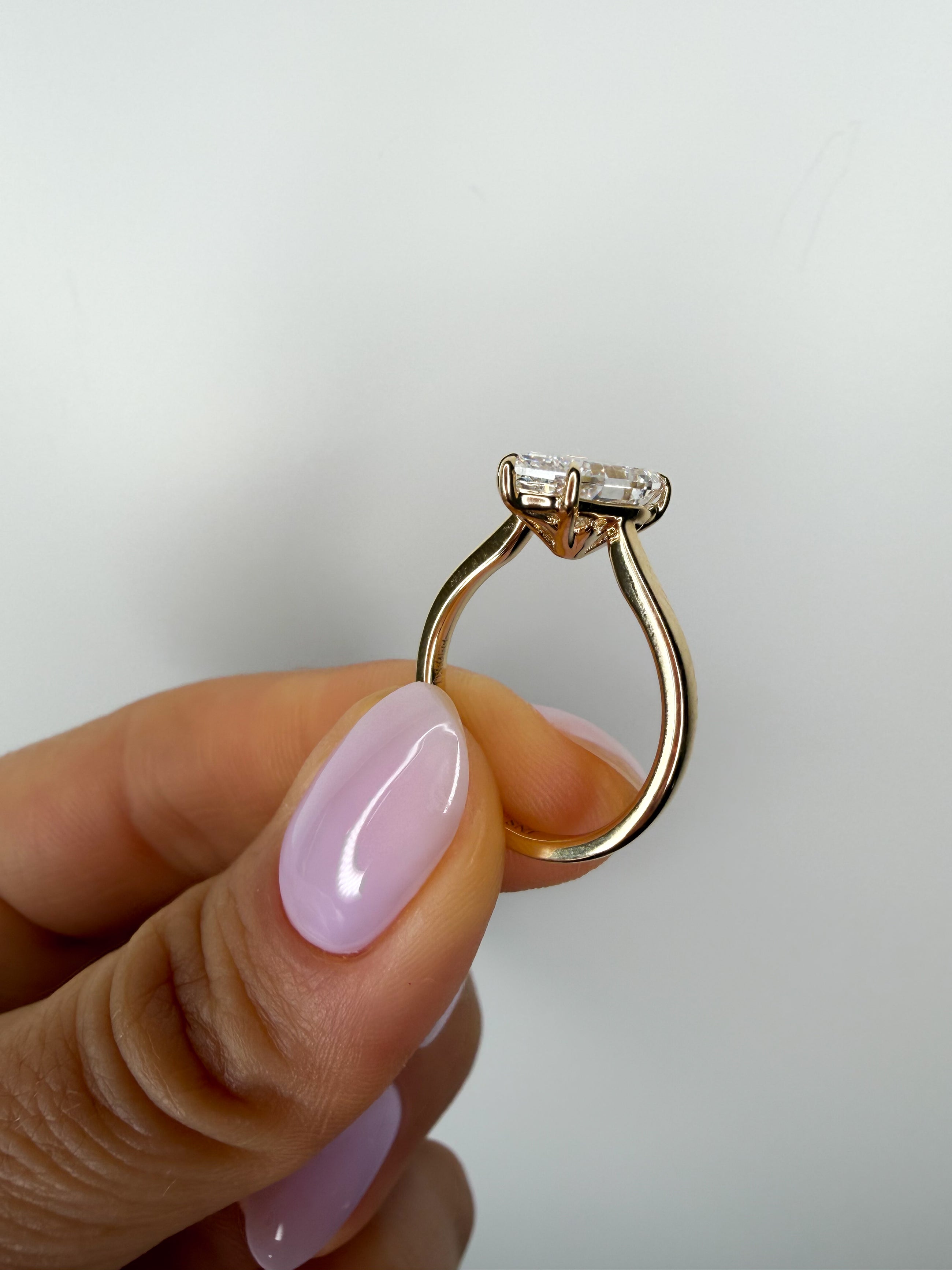 The Pear Shield Diamond Ring