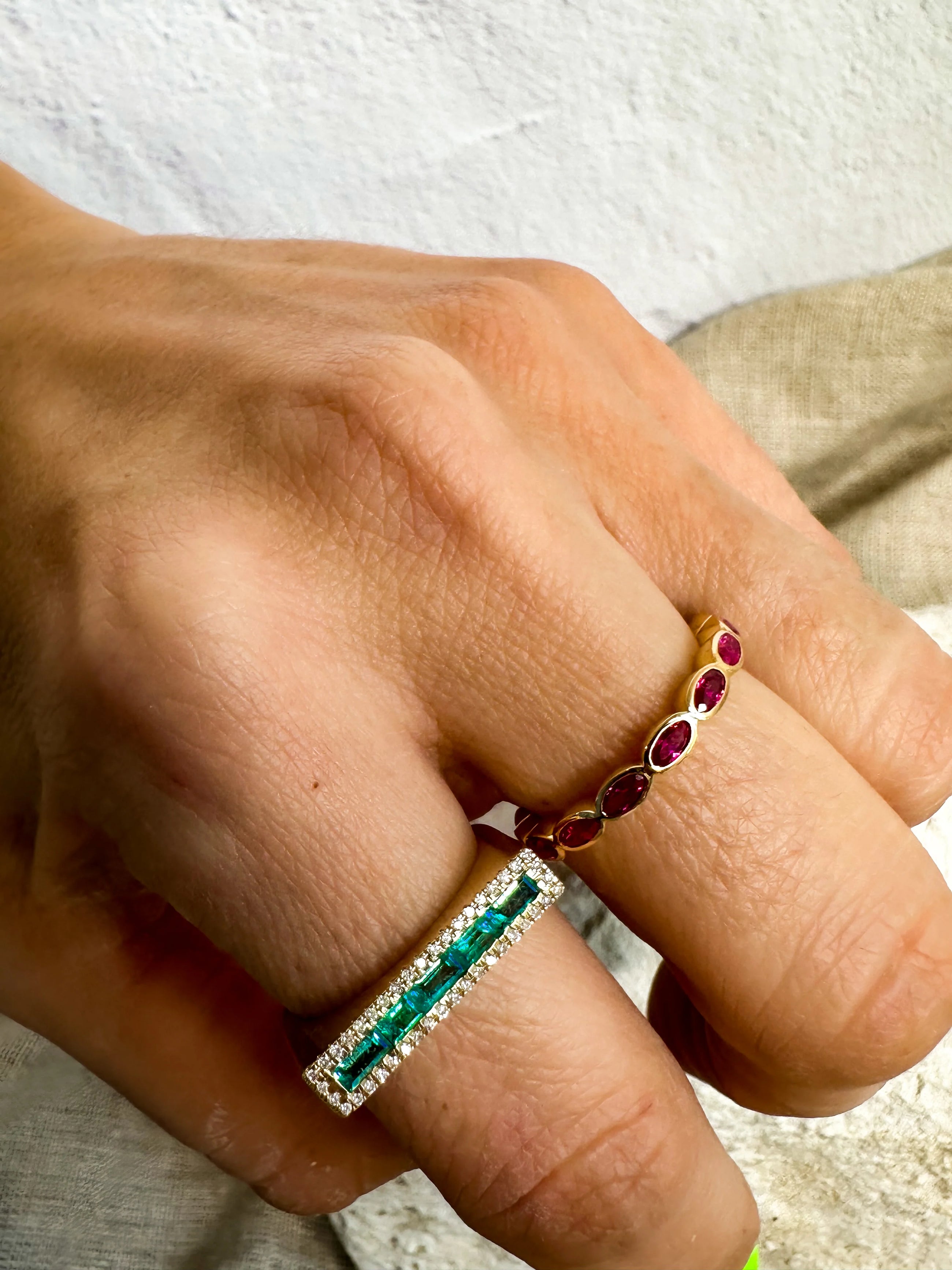 Custom Family Birthstone Ring