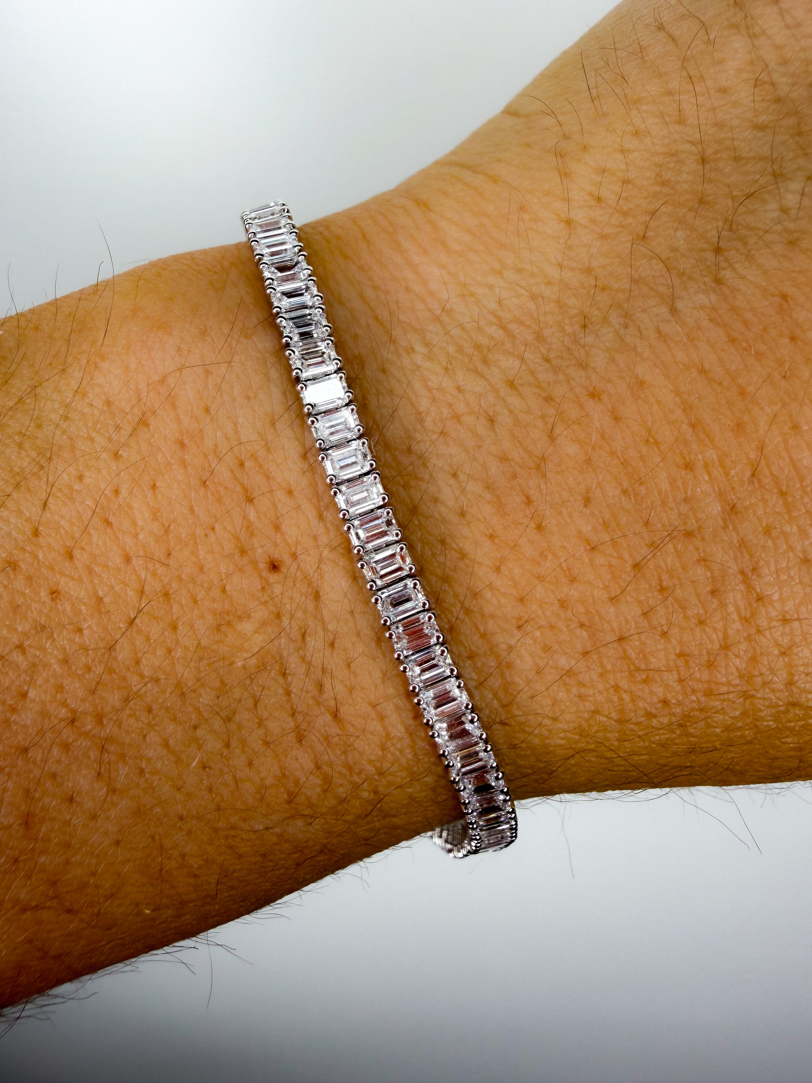 Classic Emerald Tennis Bracelet