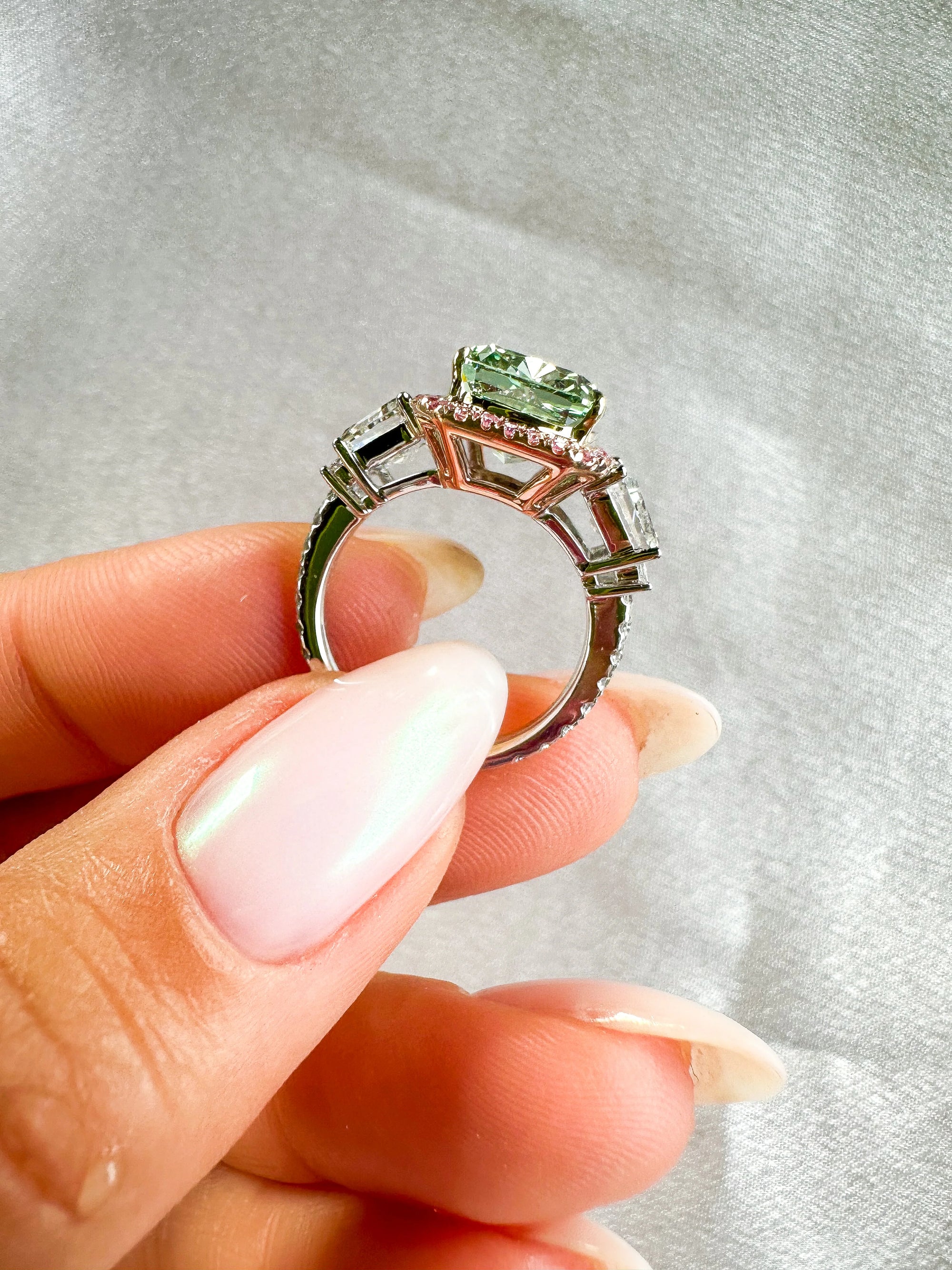 The Green Envy Diamond Ring