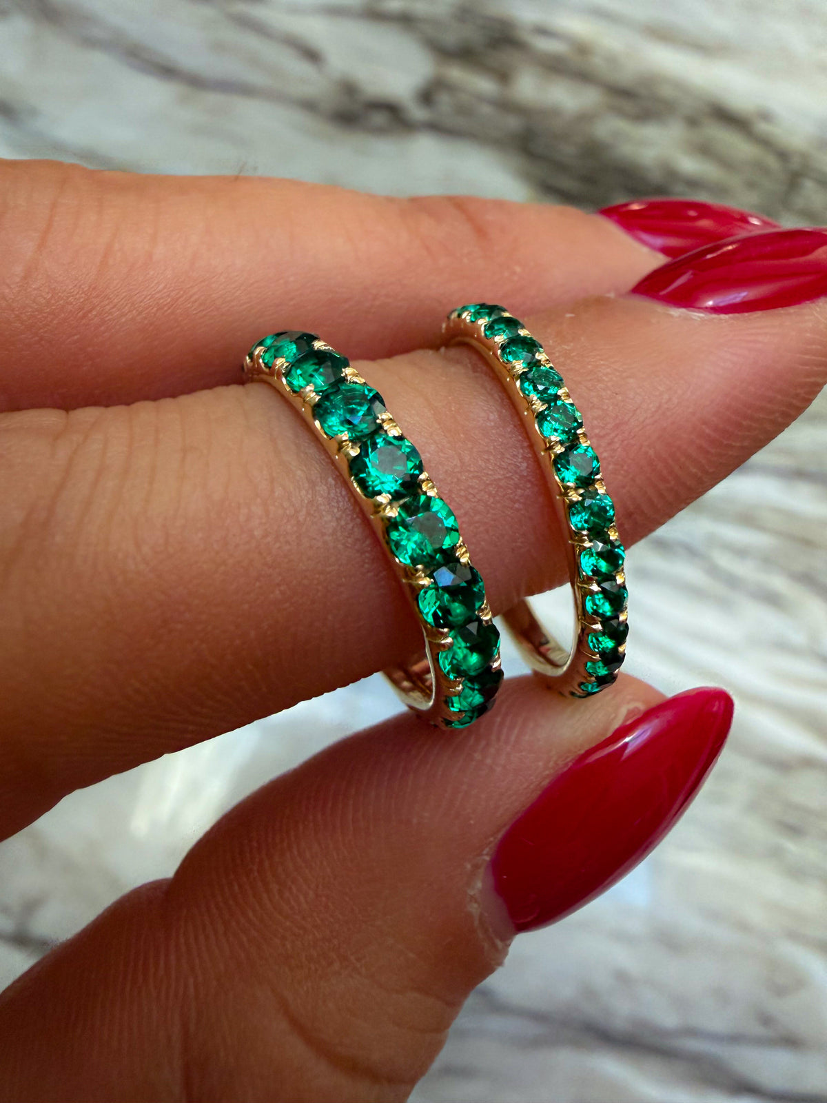 The Zambian Emerald Eternity Ring