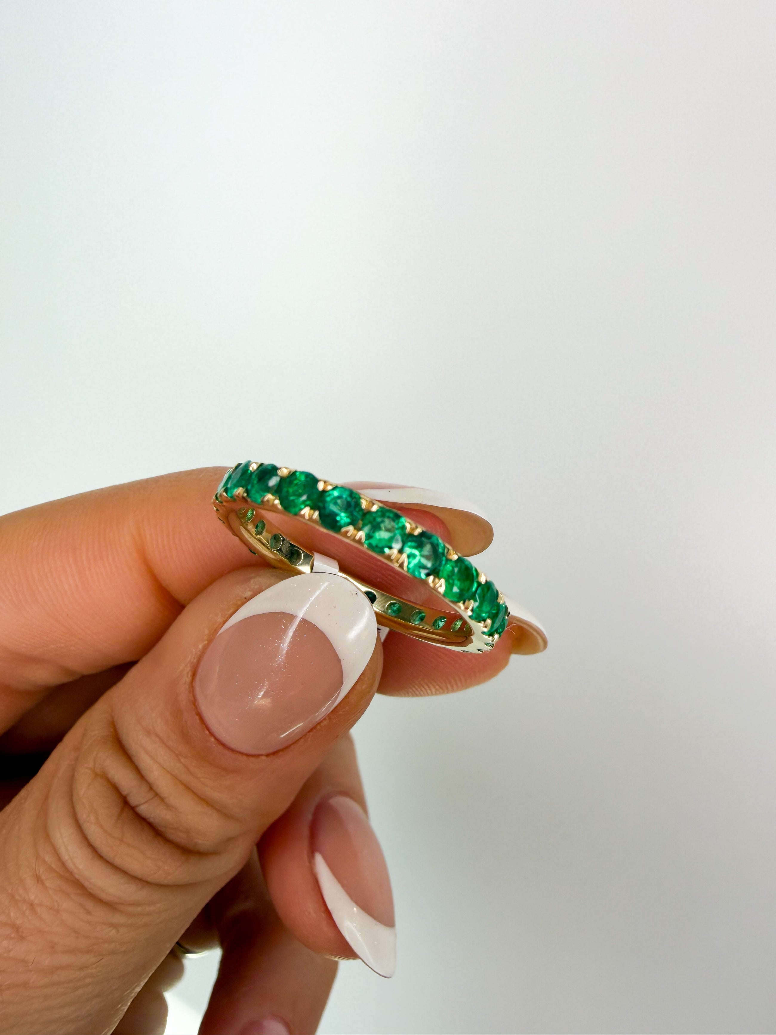 The Zambian Emerald Eternity Ring