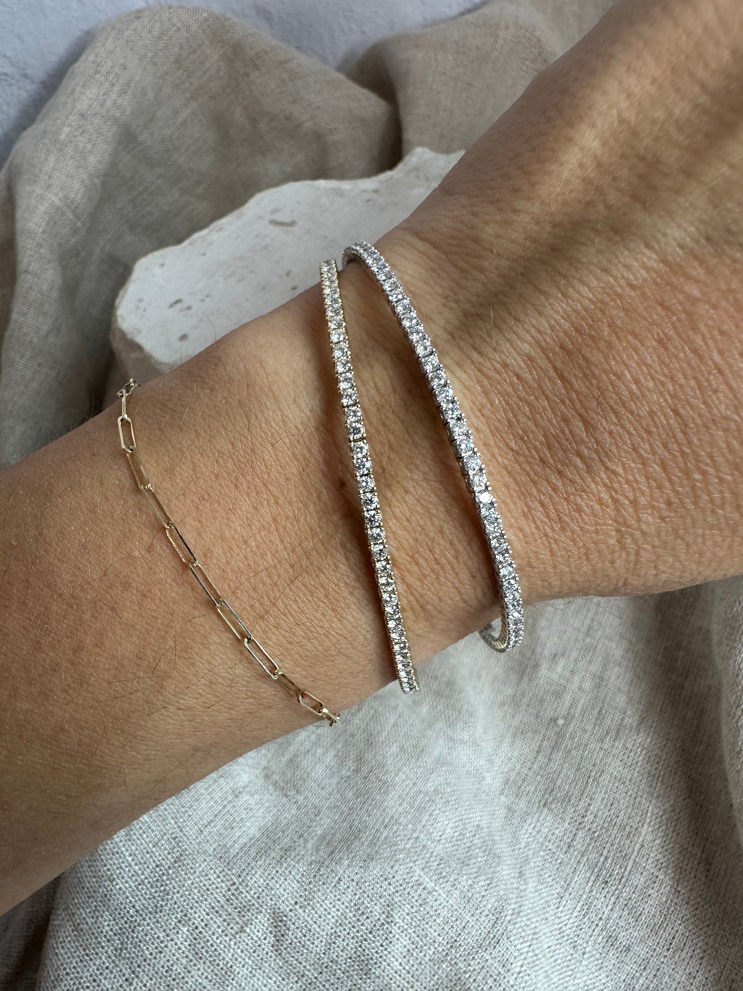 Diamond Flex Bangle