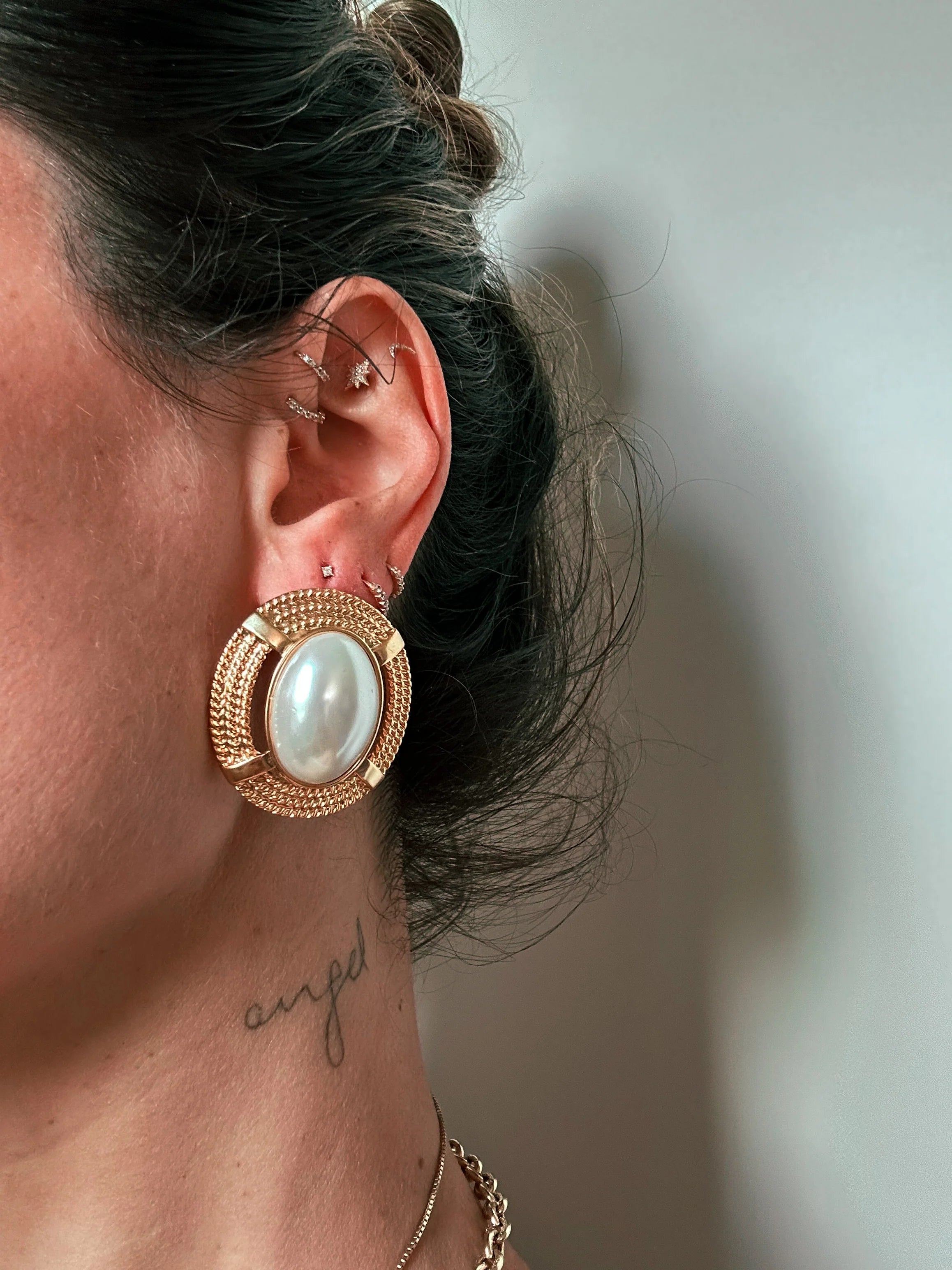 Portrait Pearl Earrings