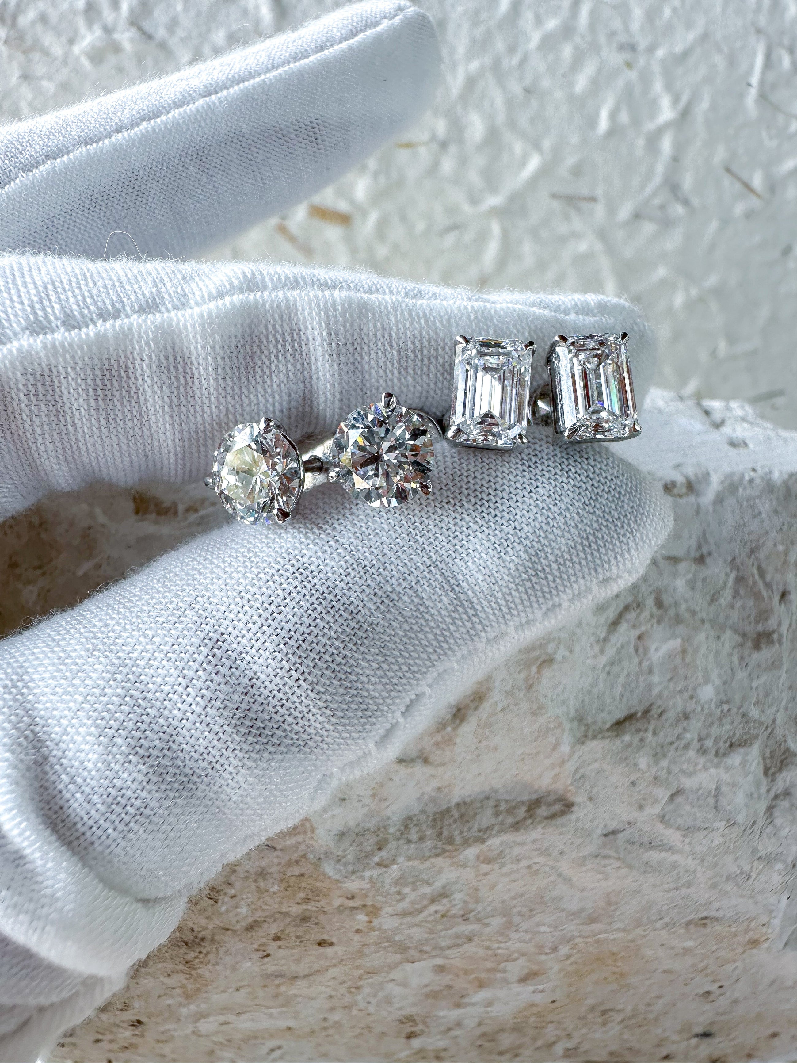 The Go-Tos Brilliant Cut 3ctw Diamond Studs