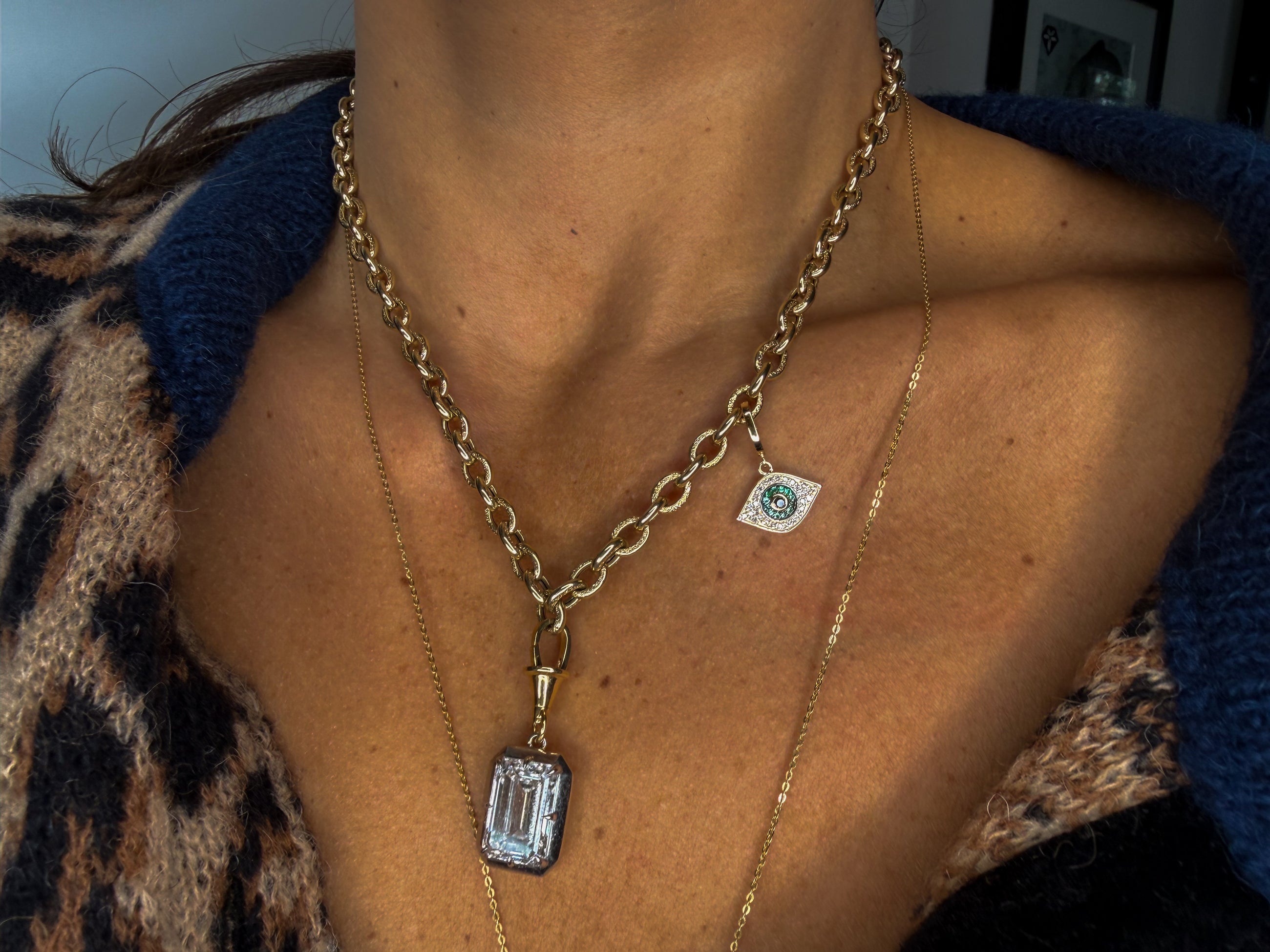 The Guardian Eye Clip Pendant