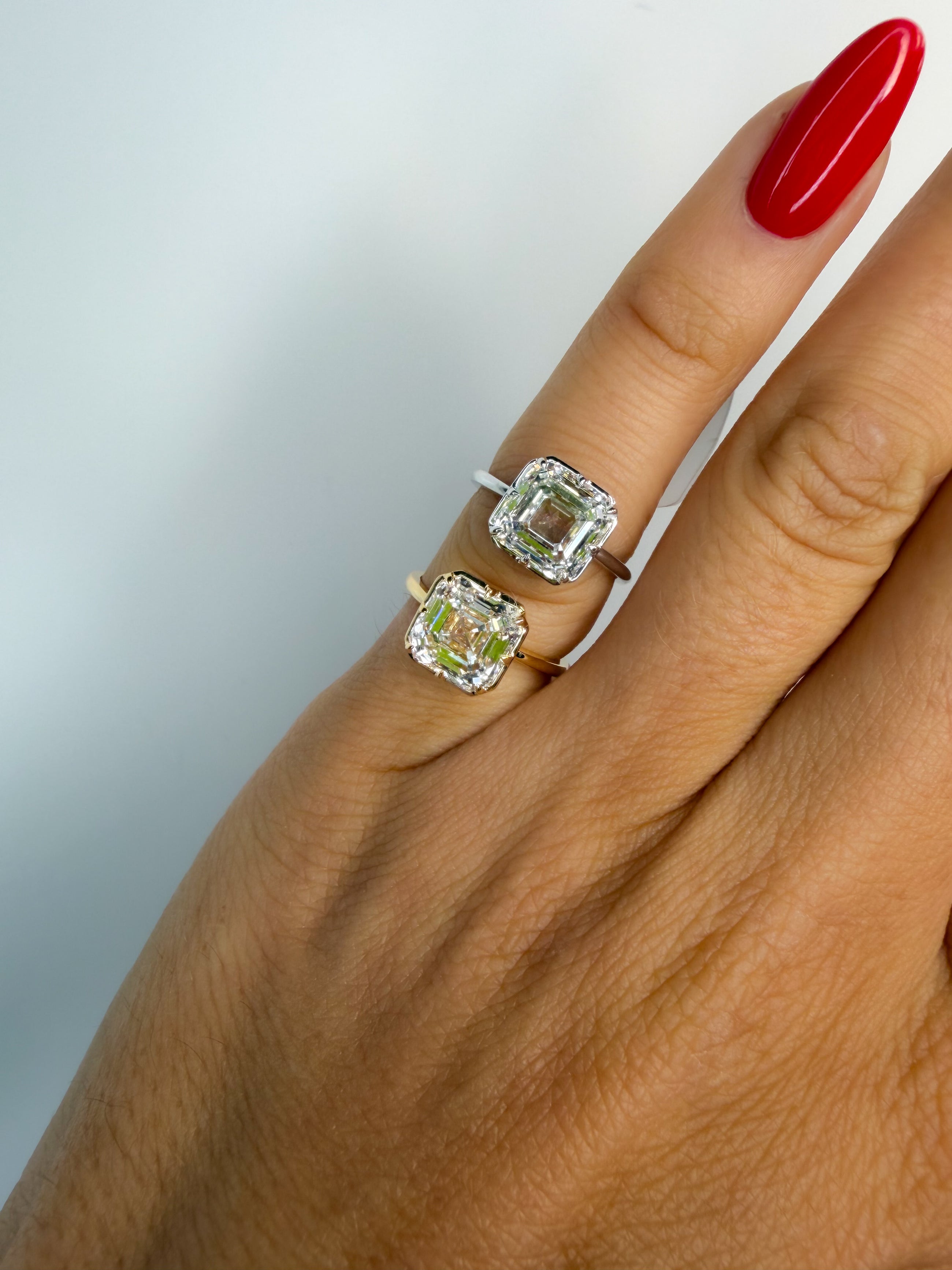The Ride-or-Die Asscher Pinky Ring