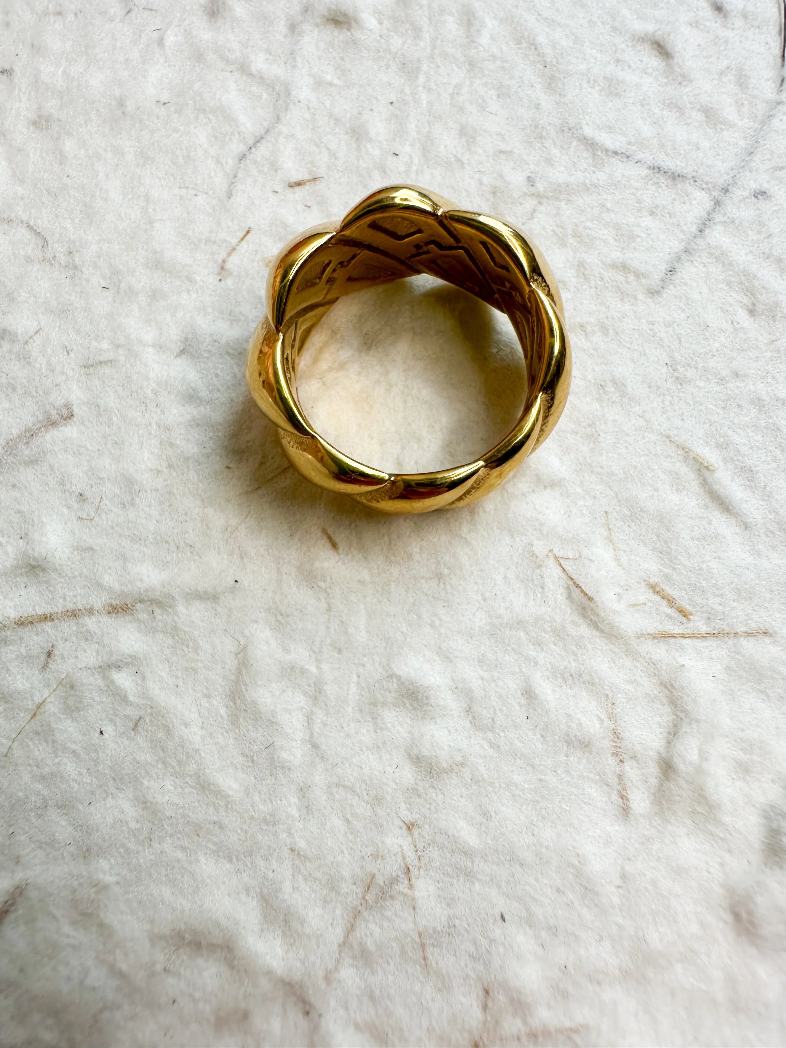The Golden Twist Ring