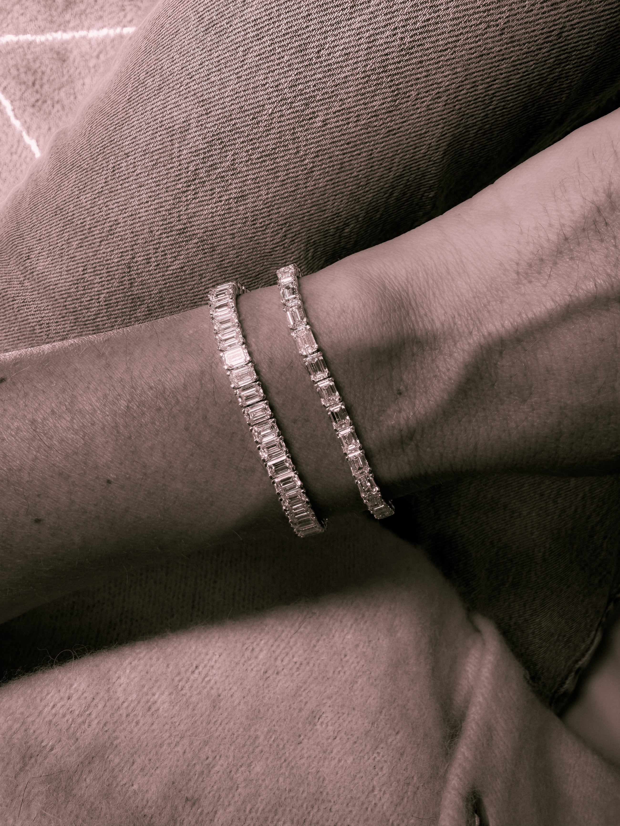 The Emerald Cut Tennis Bracelet