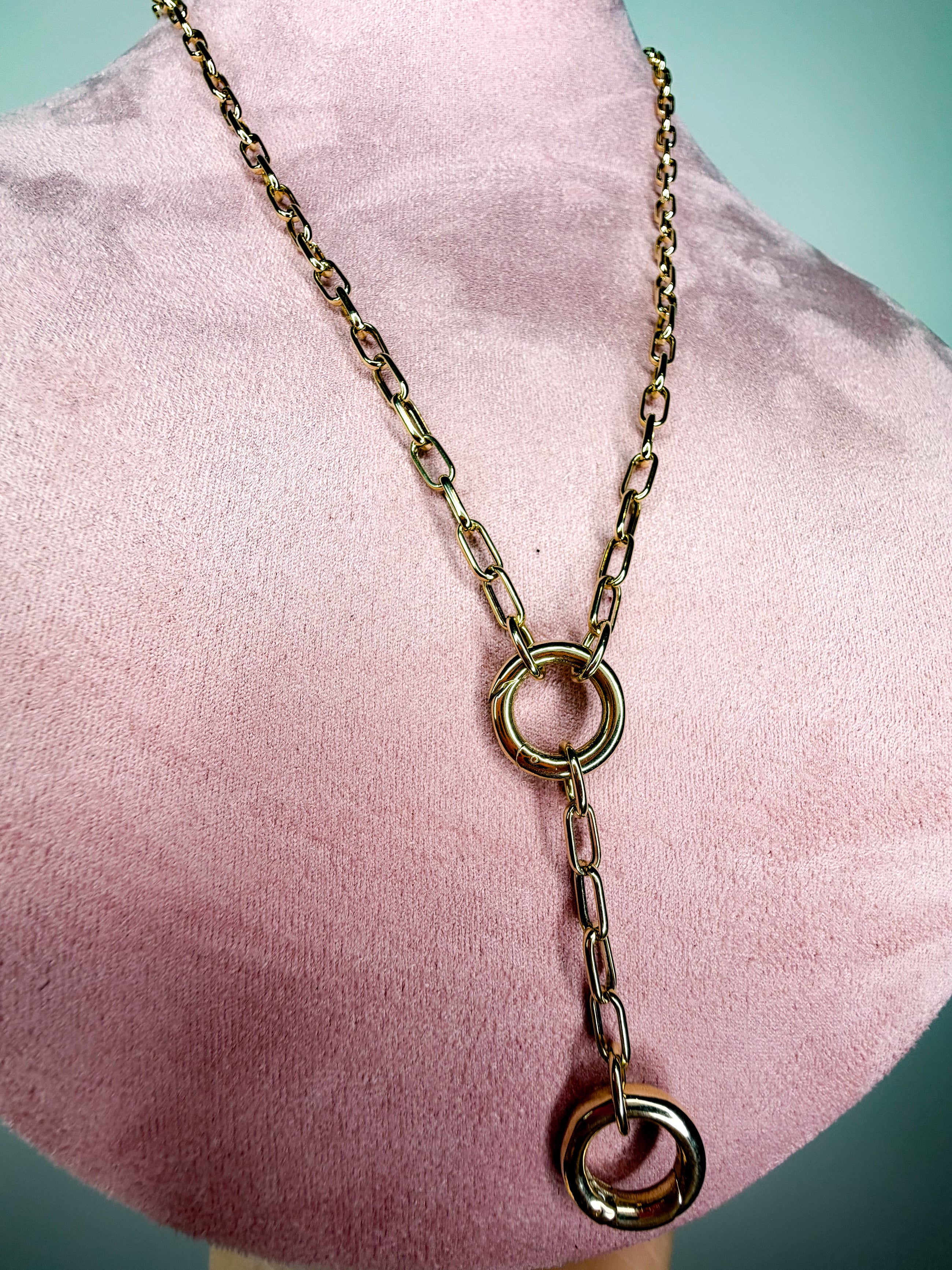 The Paperclip Lariat Chain