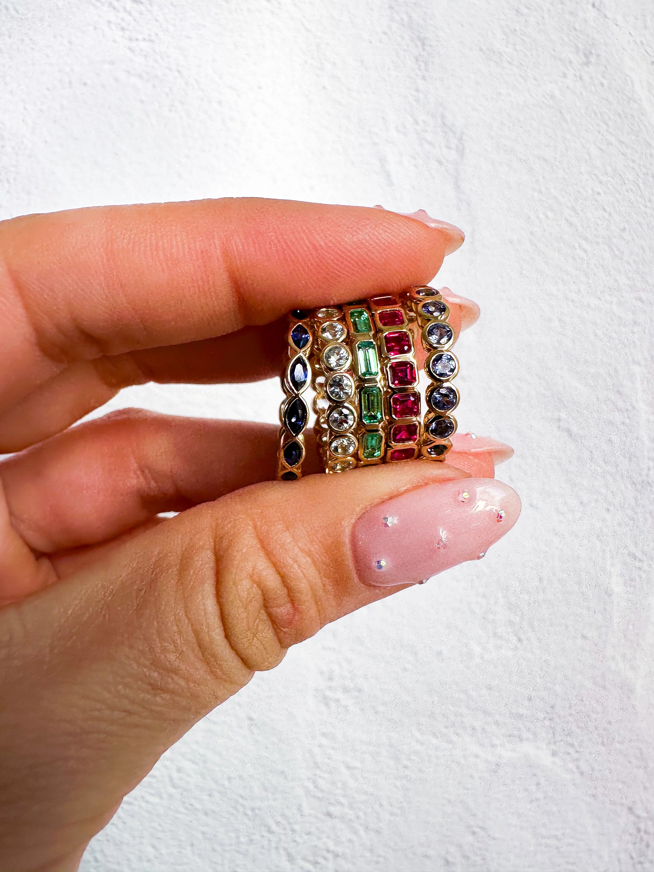 Custom Family Birthstone Ring