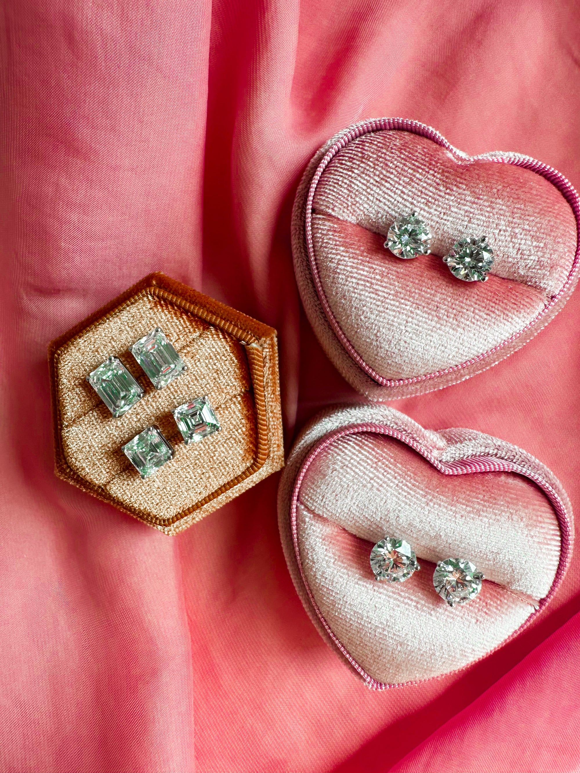 The Quiet Flex - Emerald Cut 6ctw Diamond Studs
