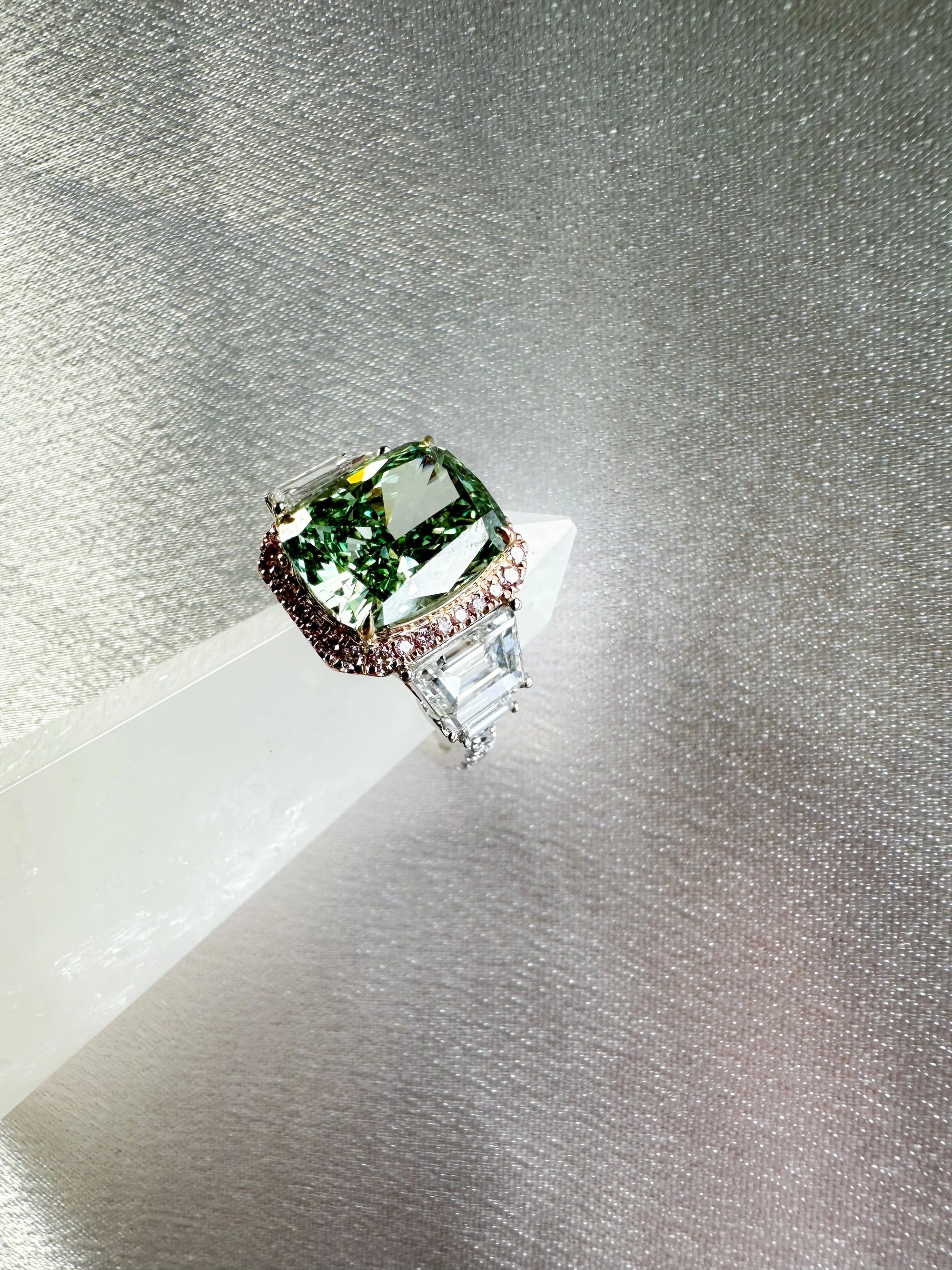 The Green Envy Diamond Ring