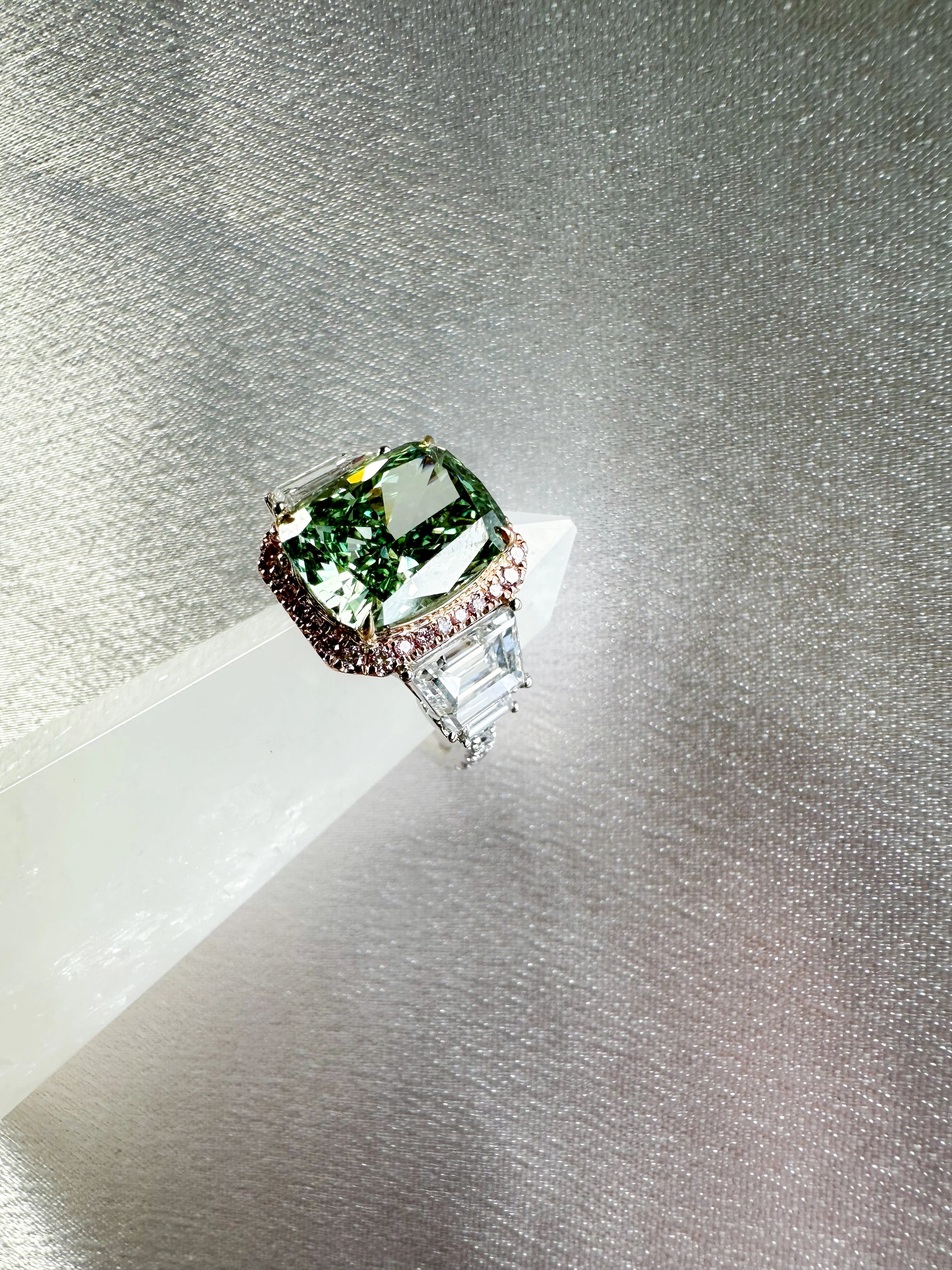 The Green Envy Diamond Ring