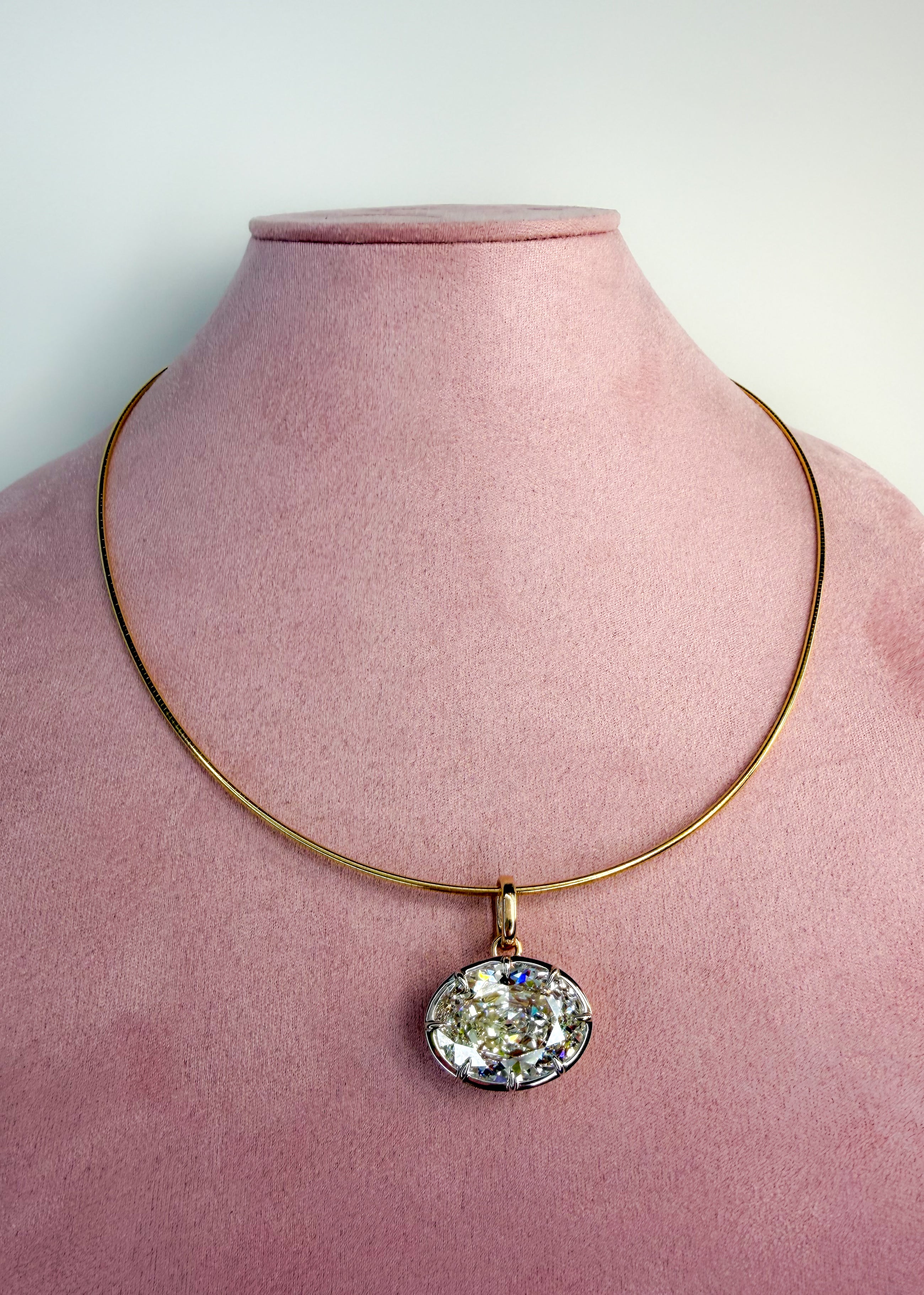 Heirloom Antique Oval Pendant