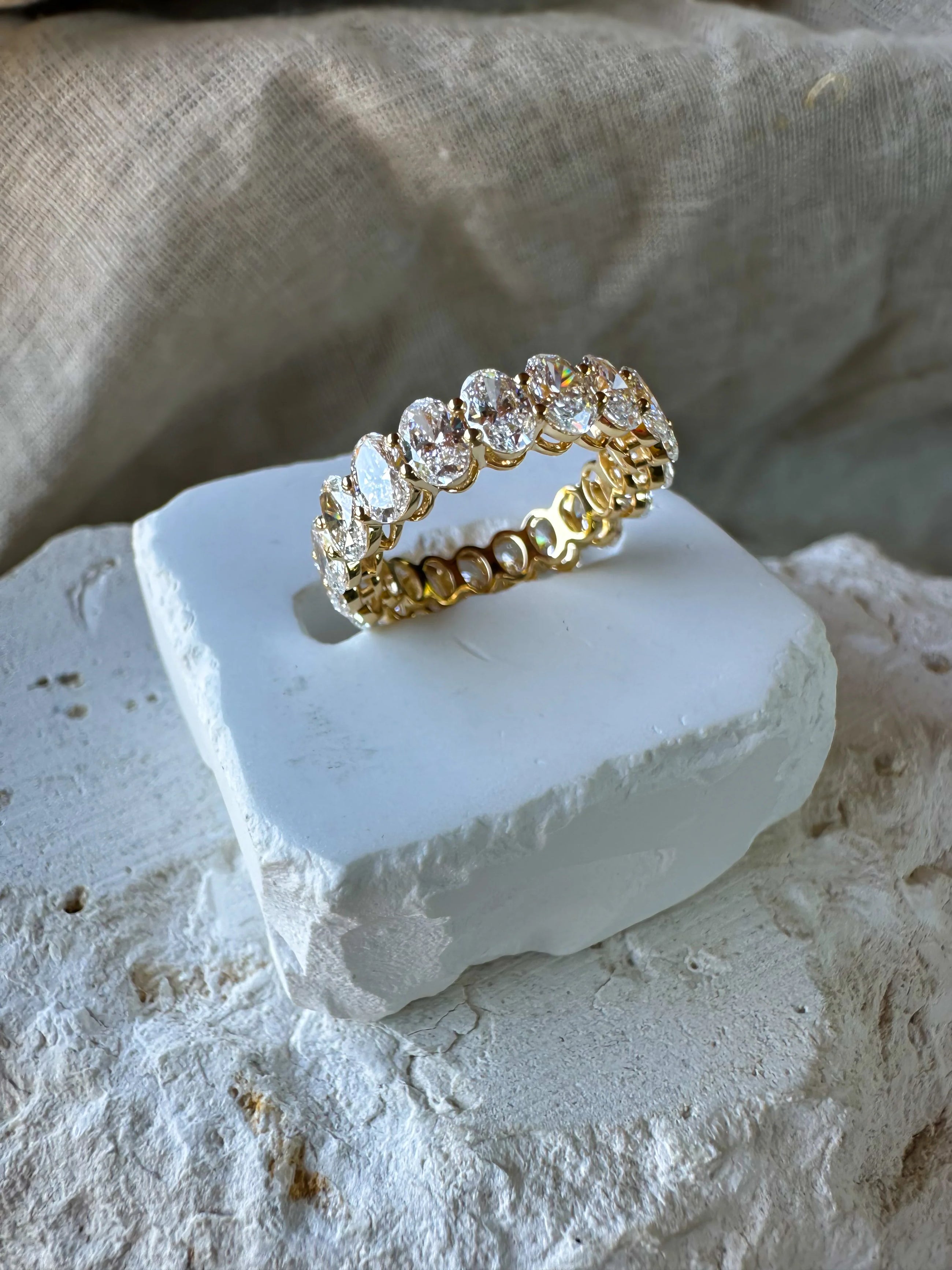 The Classic Oval Eternity Band