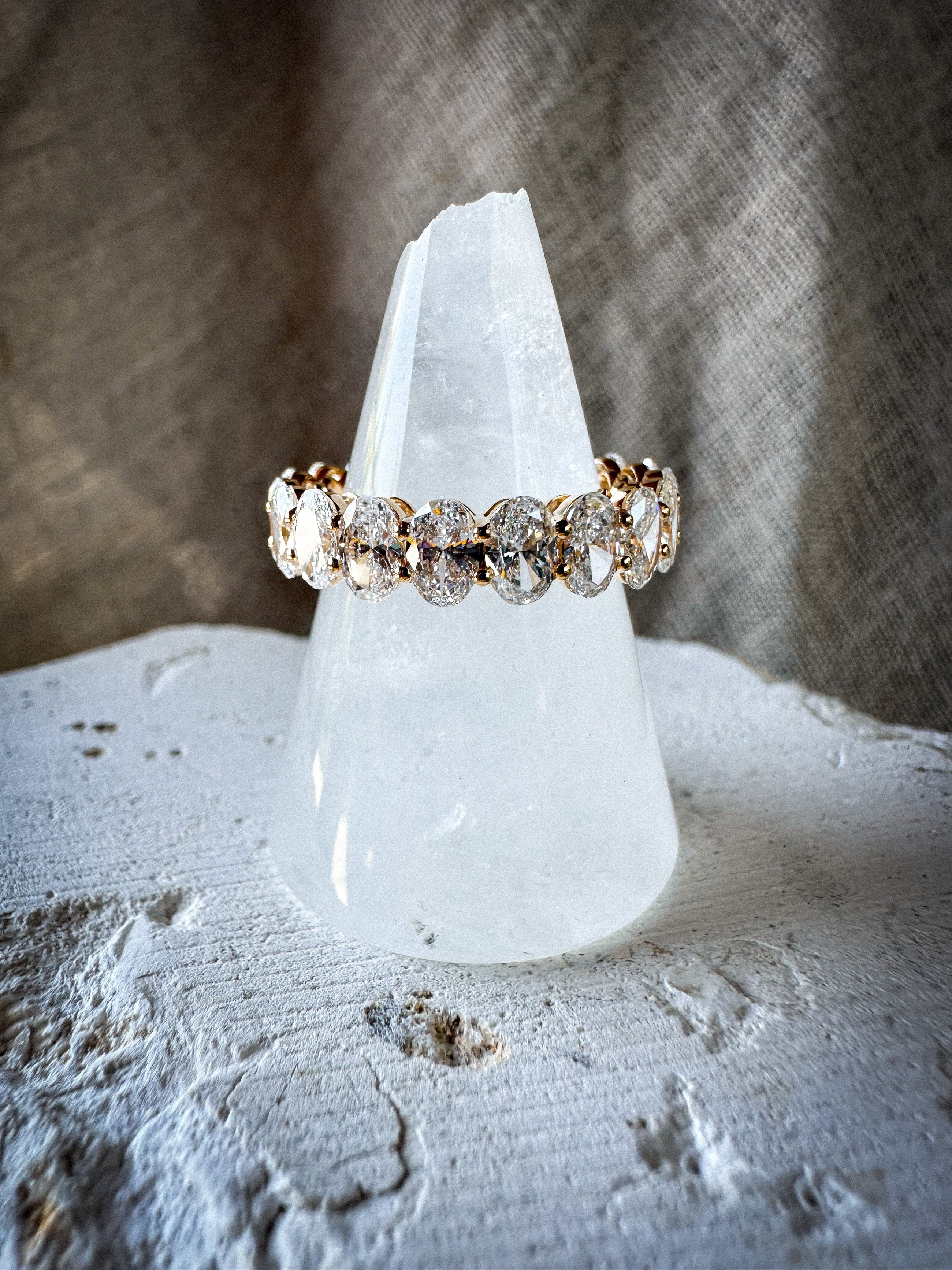 The Classic Oval Eternity Band