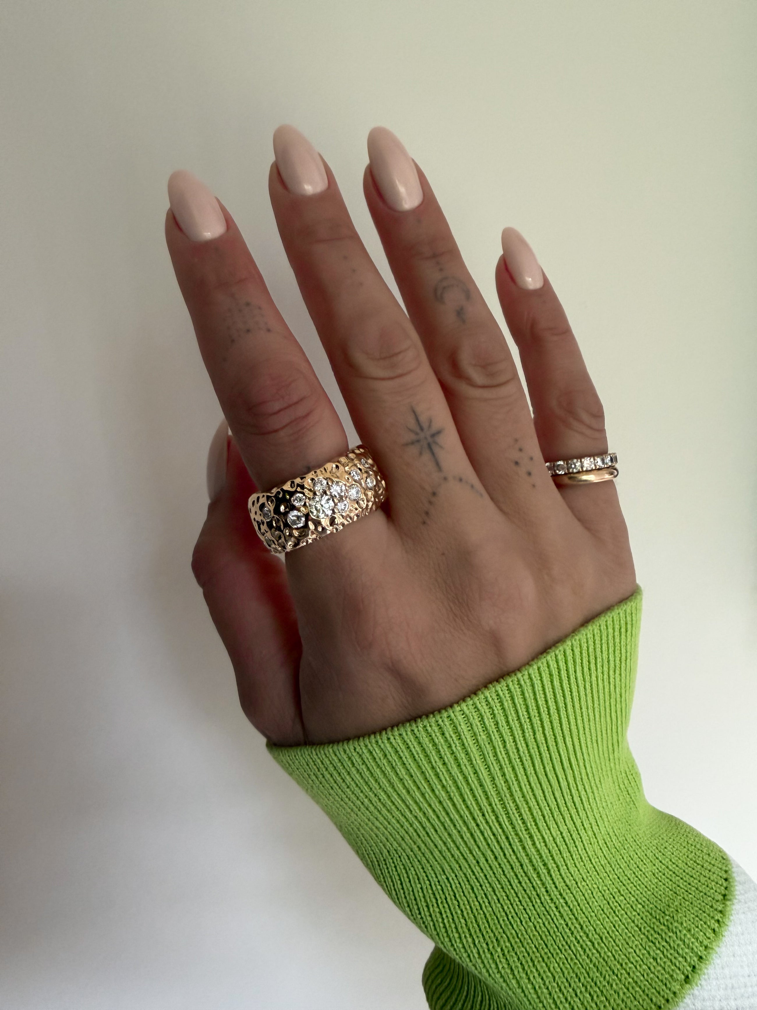 The Gemma Hammered Ring Jacket