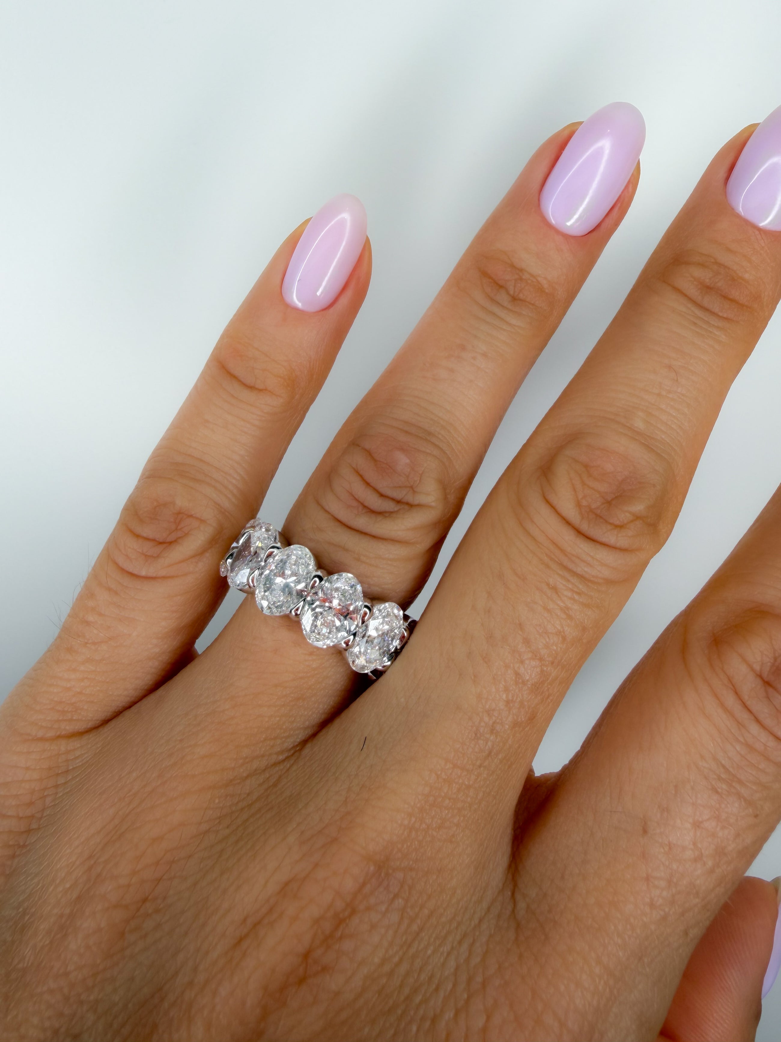 The Royale Oval Eternity Band