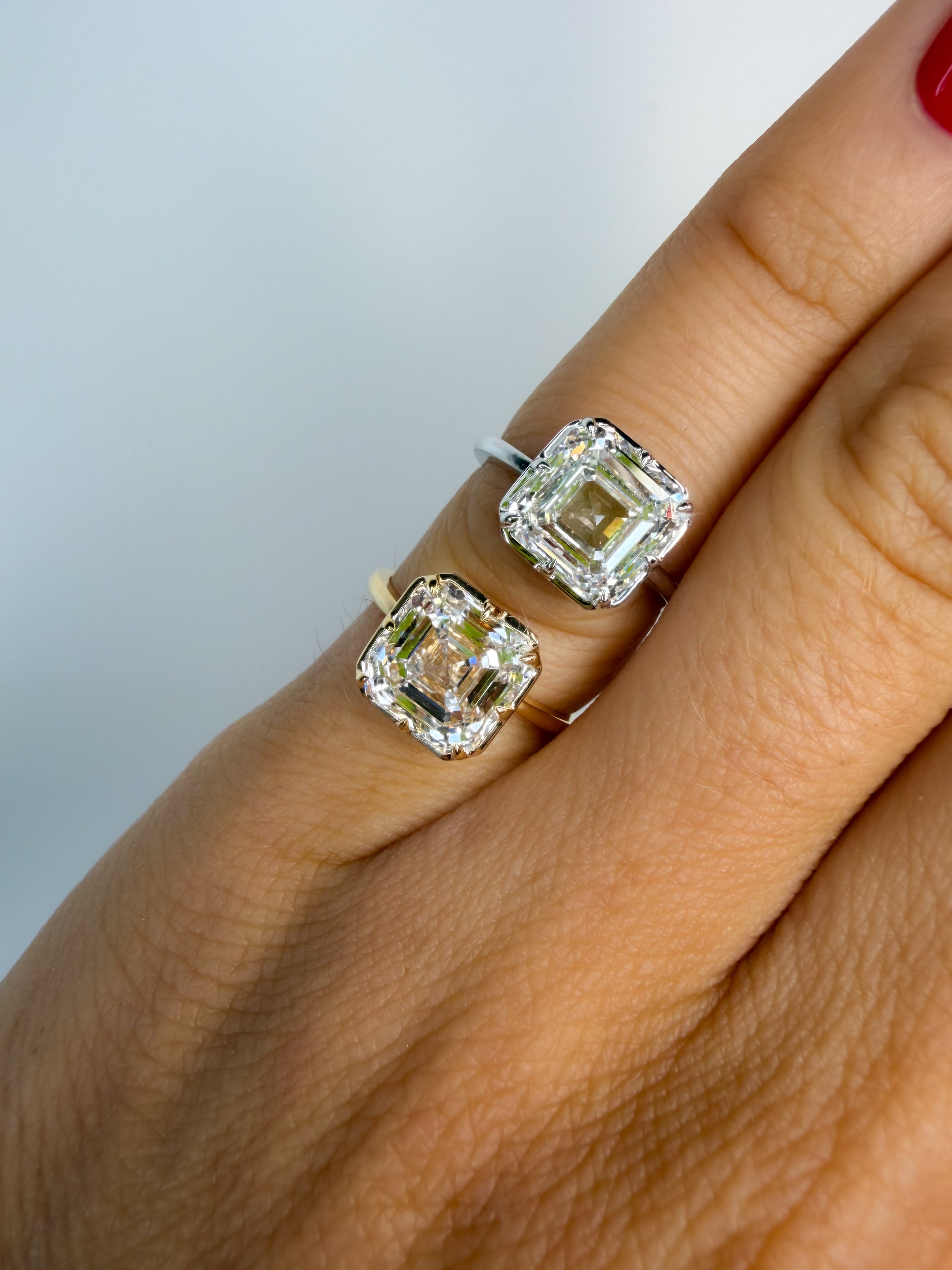 The Ride-or-Die Asscher Pinky Ring