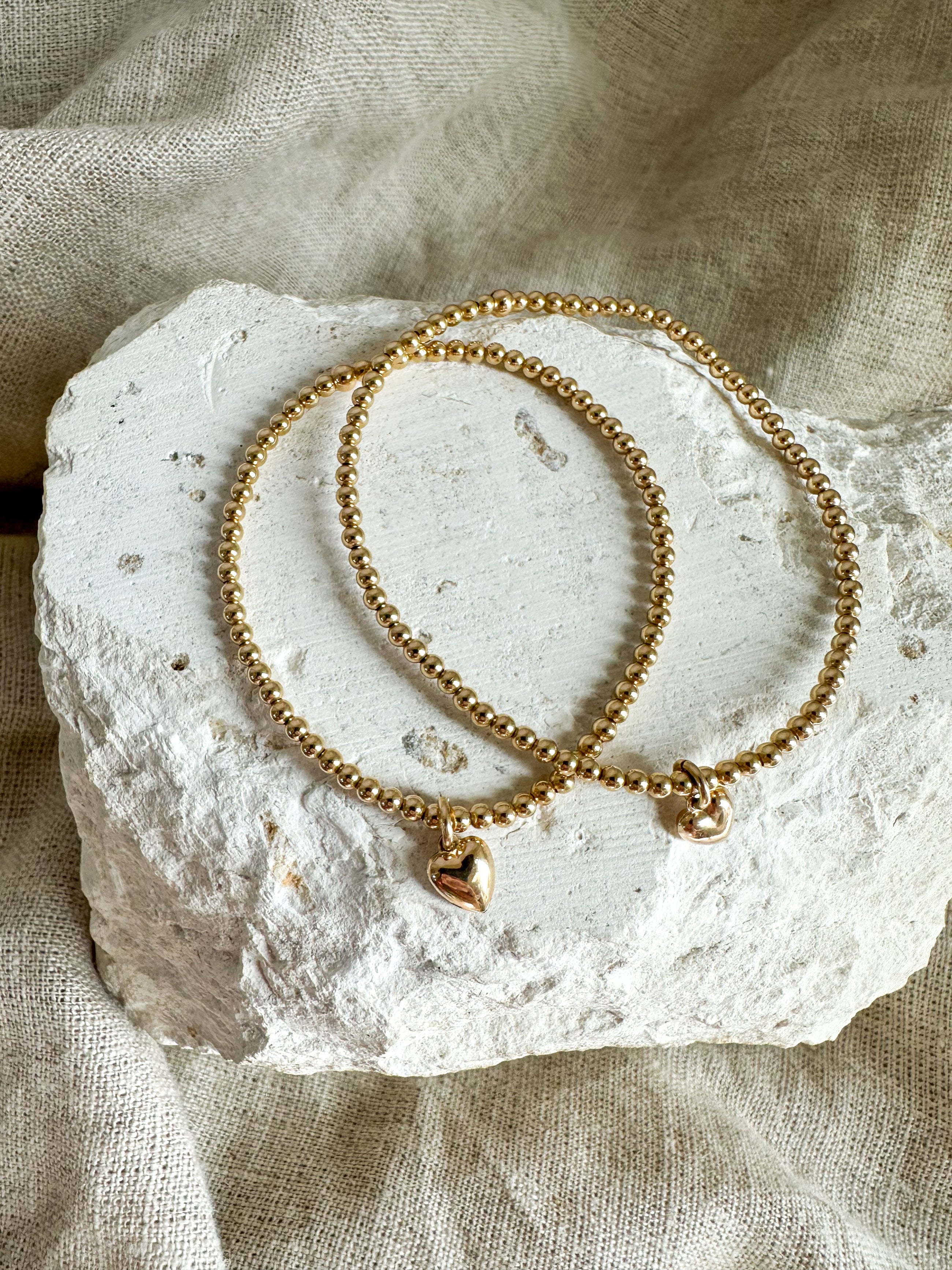 Dangly Mini Heart Bracelet