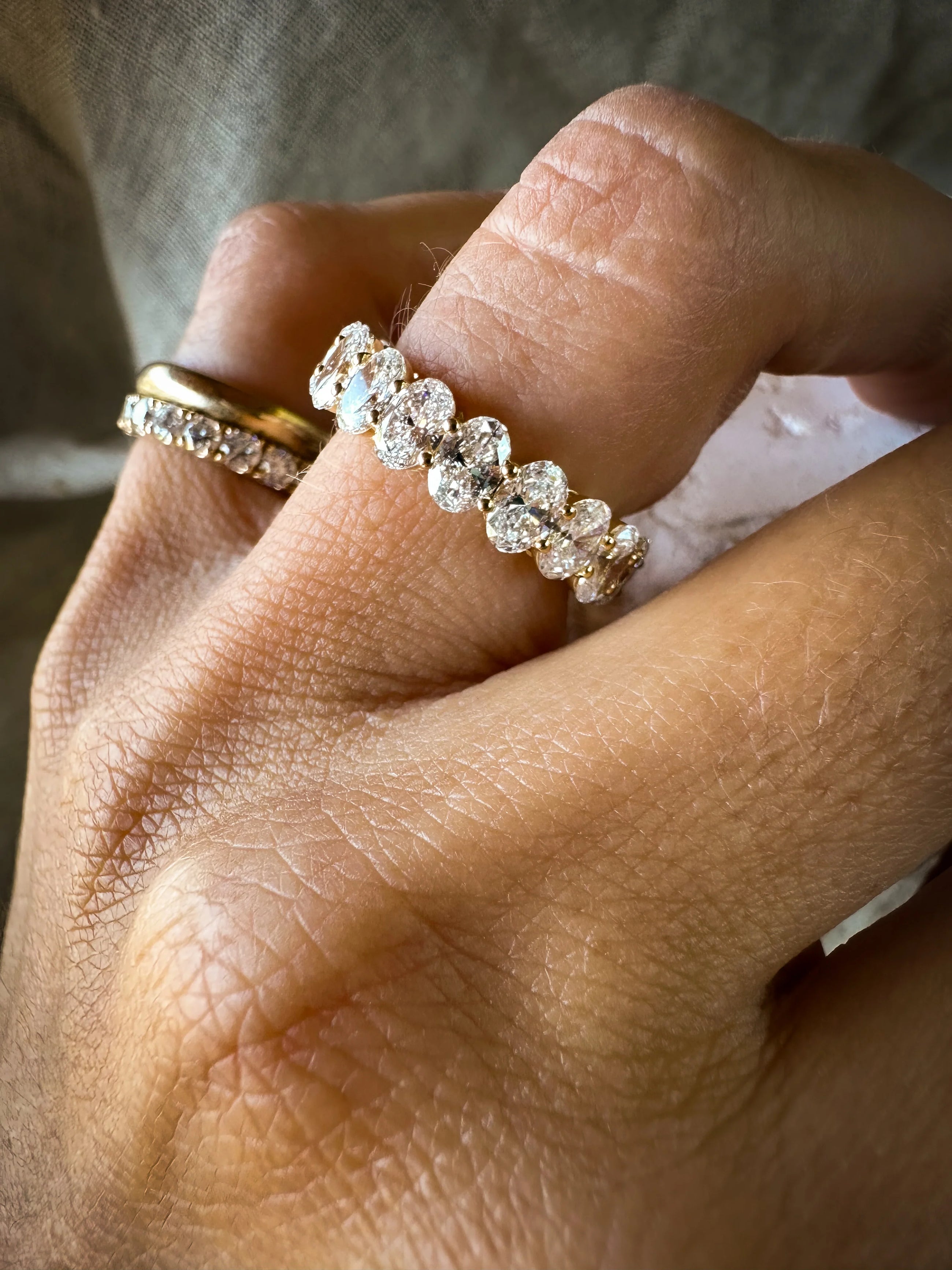 The Classic Oval Eternity Band