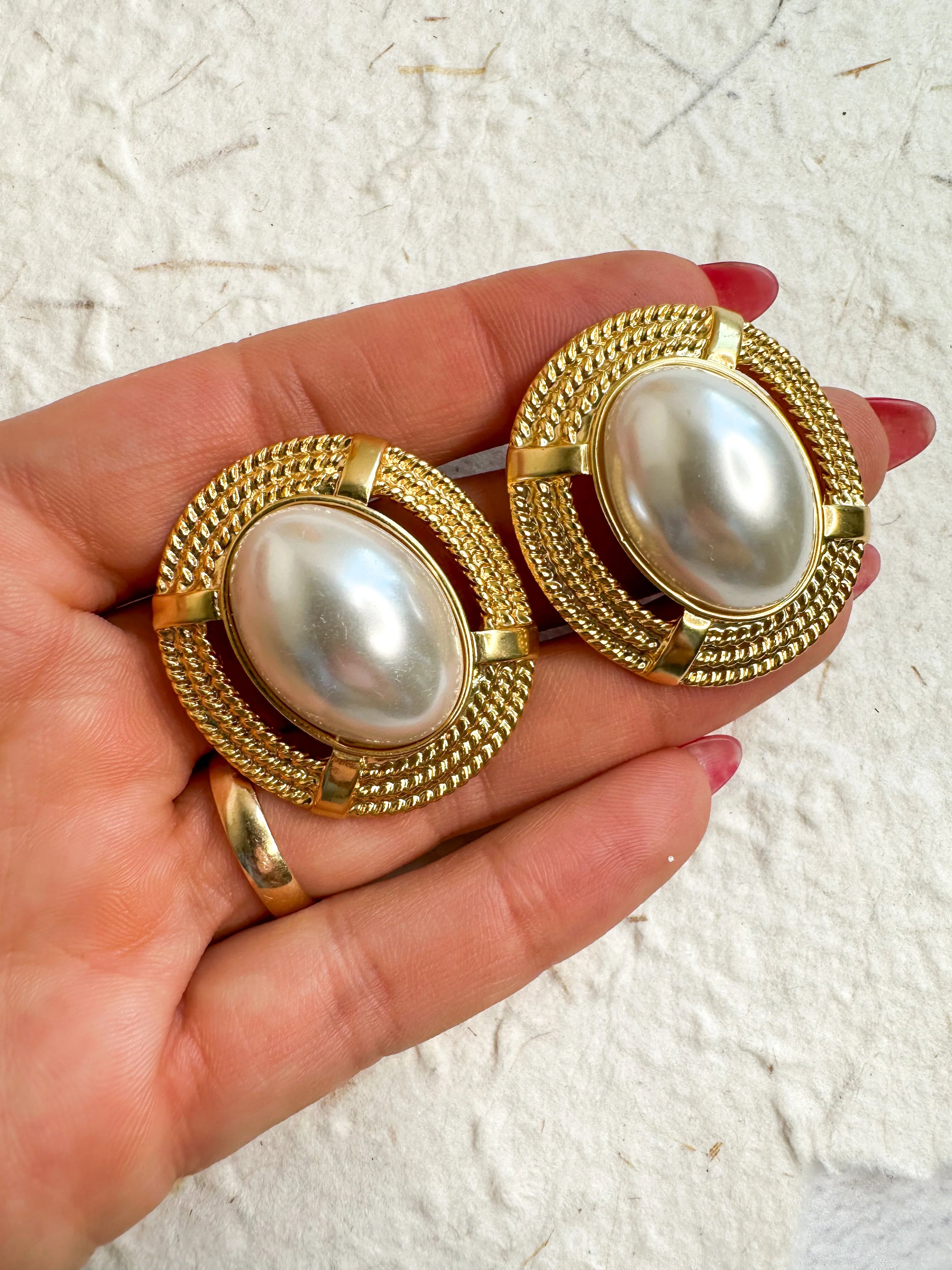 Portrait Pearl Earrings