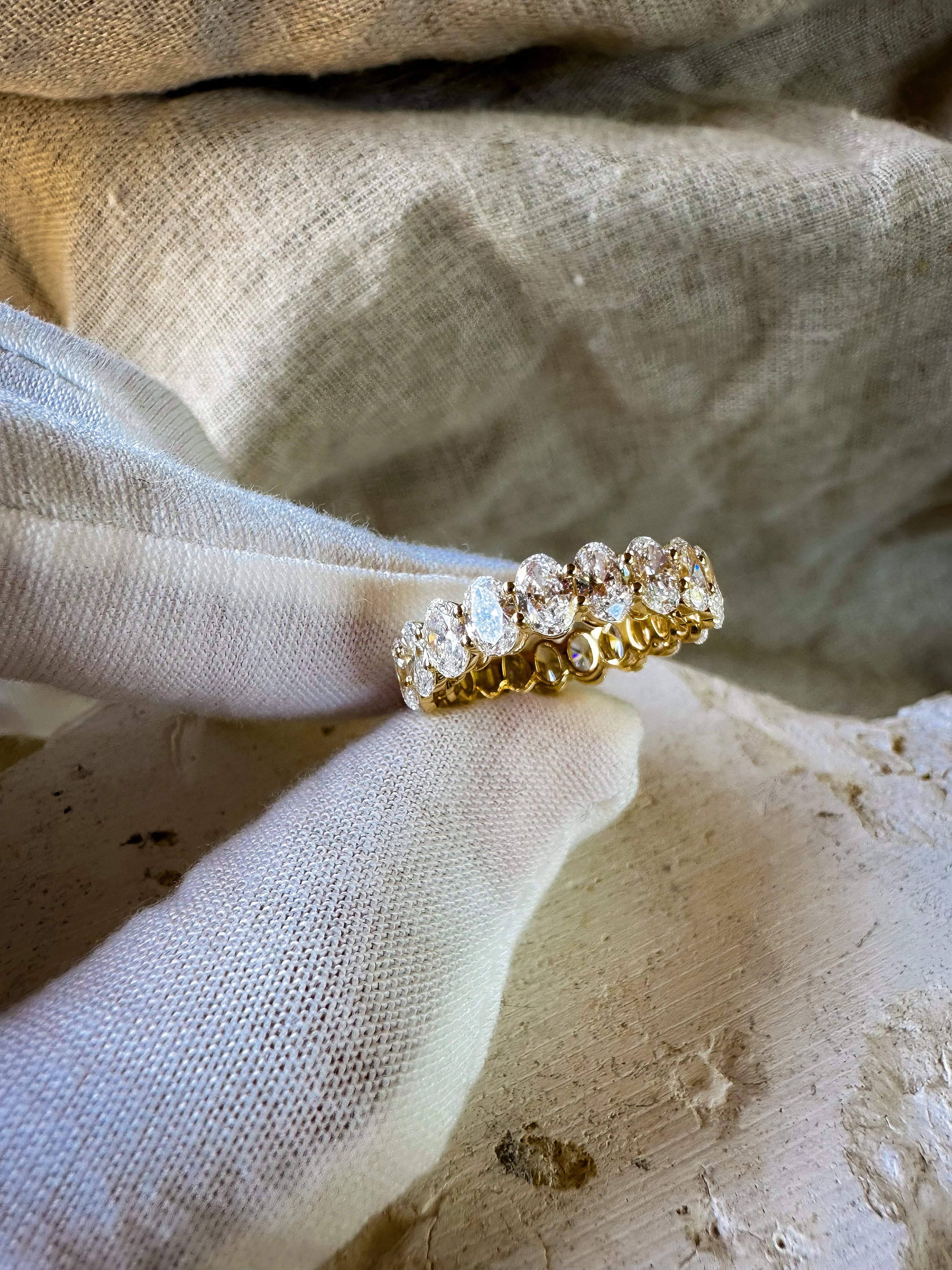 The Classic Oval Eternity Band