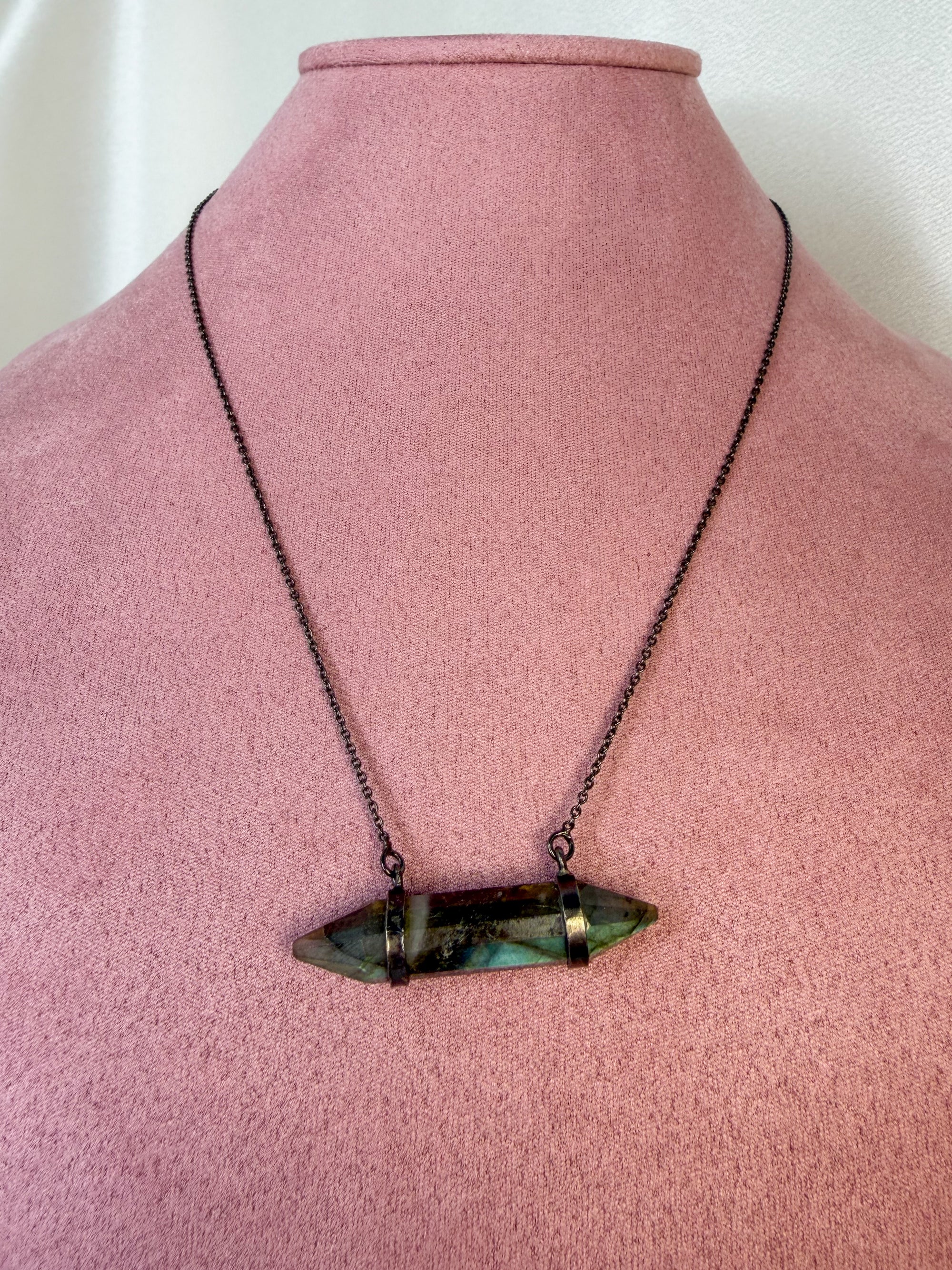 Mystic Prism Labradorite Necklace