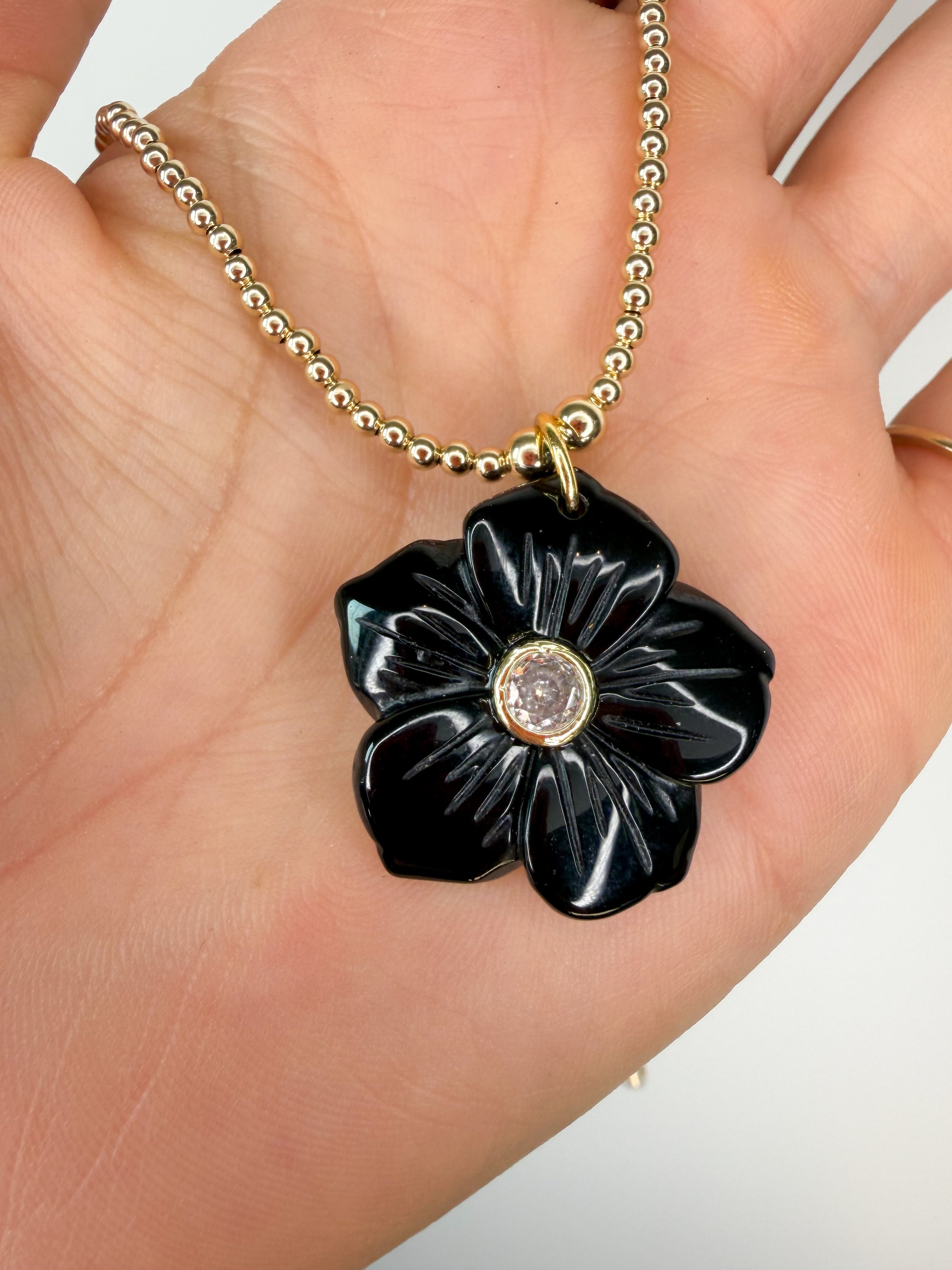 Obisodian Bloom Necklace