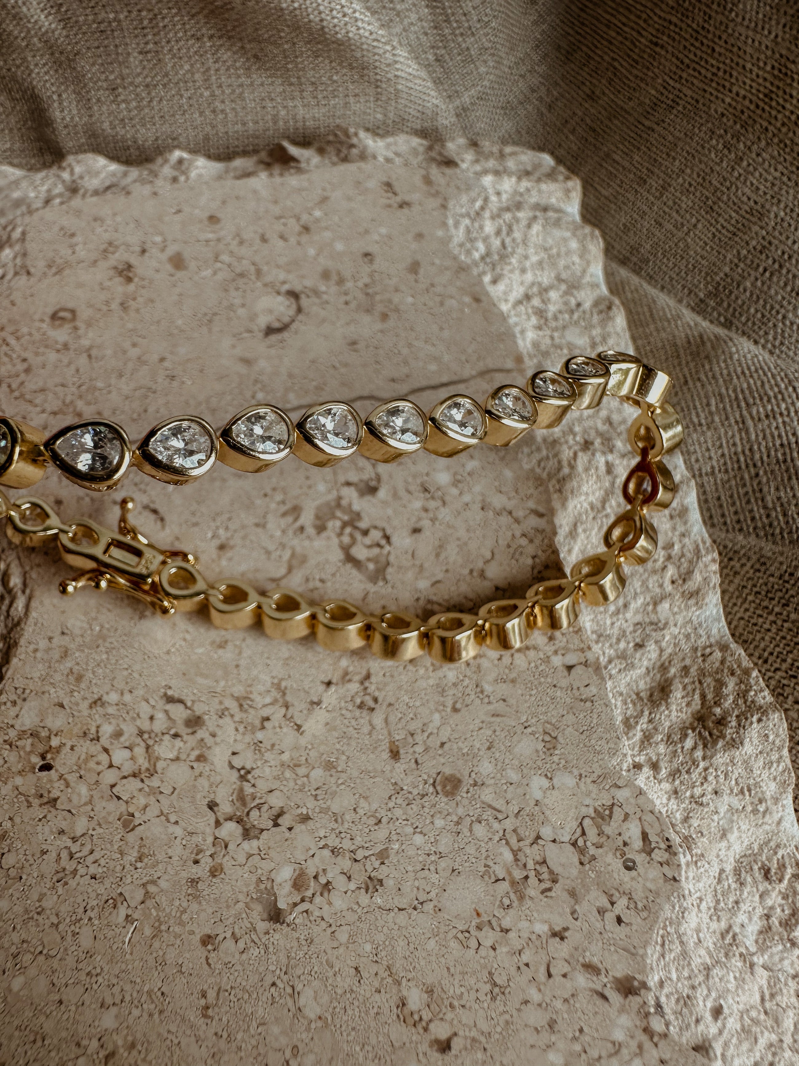 Pear Tennis Bracelet