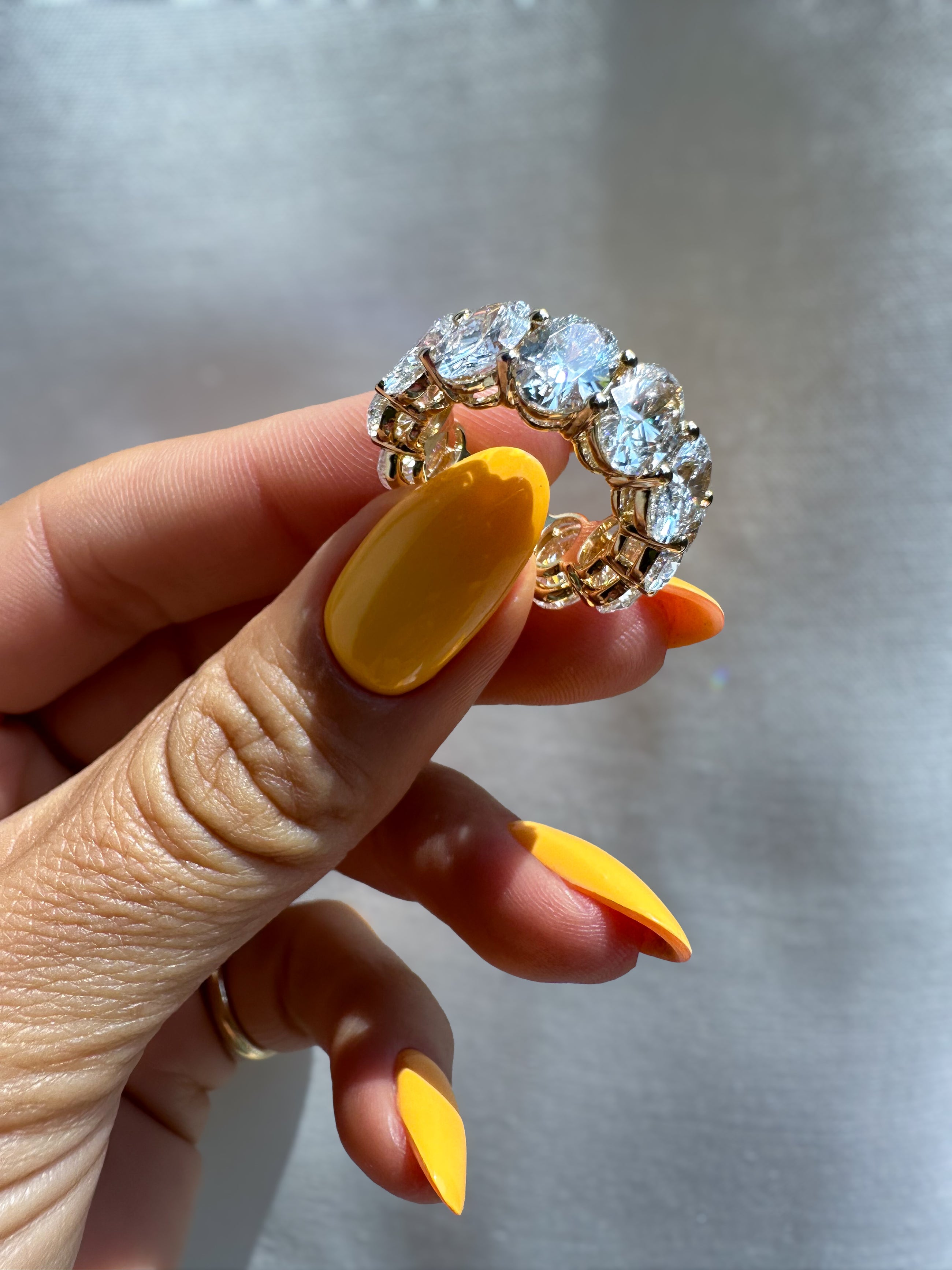 The Royale Oval Eternity Band