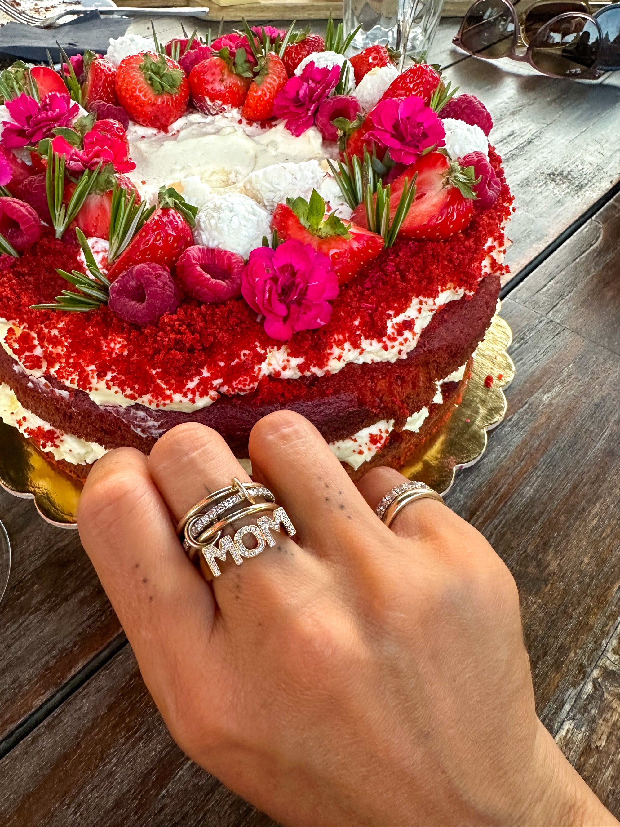 Diamond MOM Ring