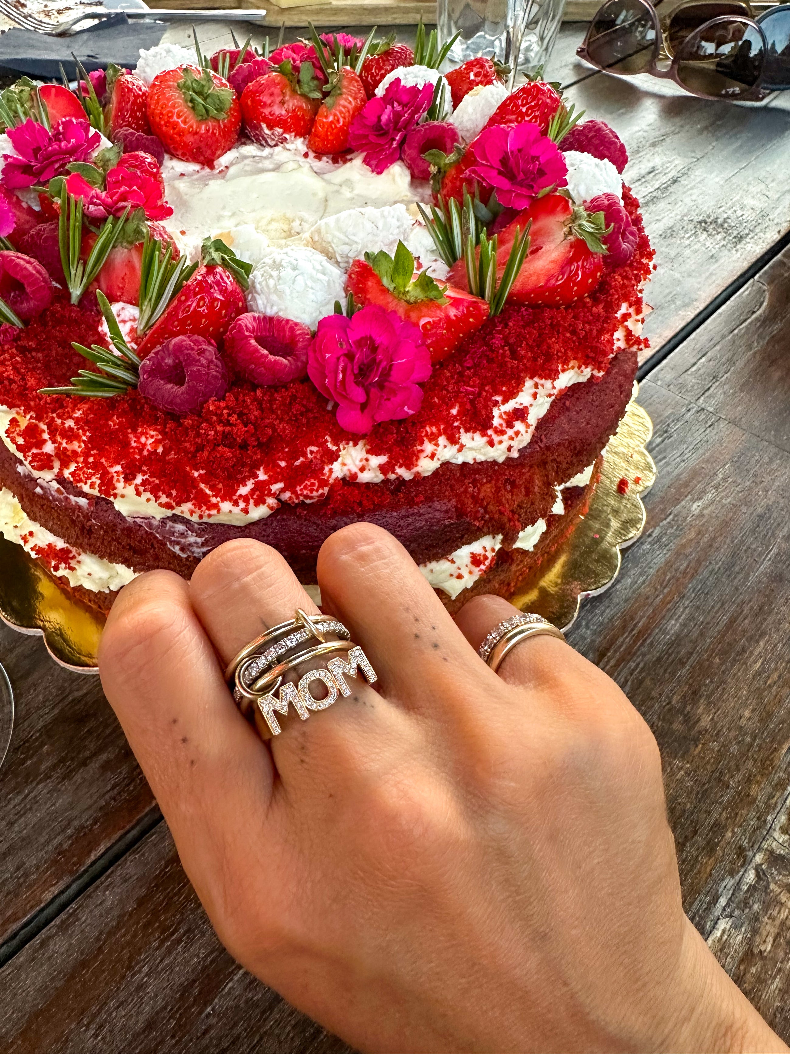 Diamond MOM Ring