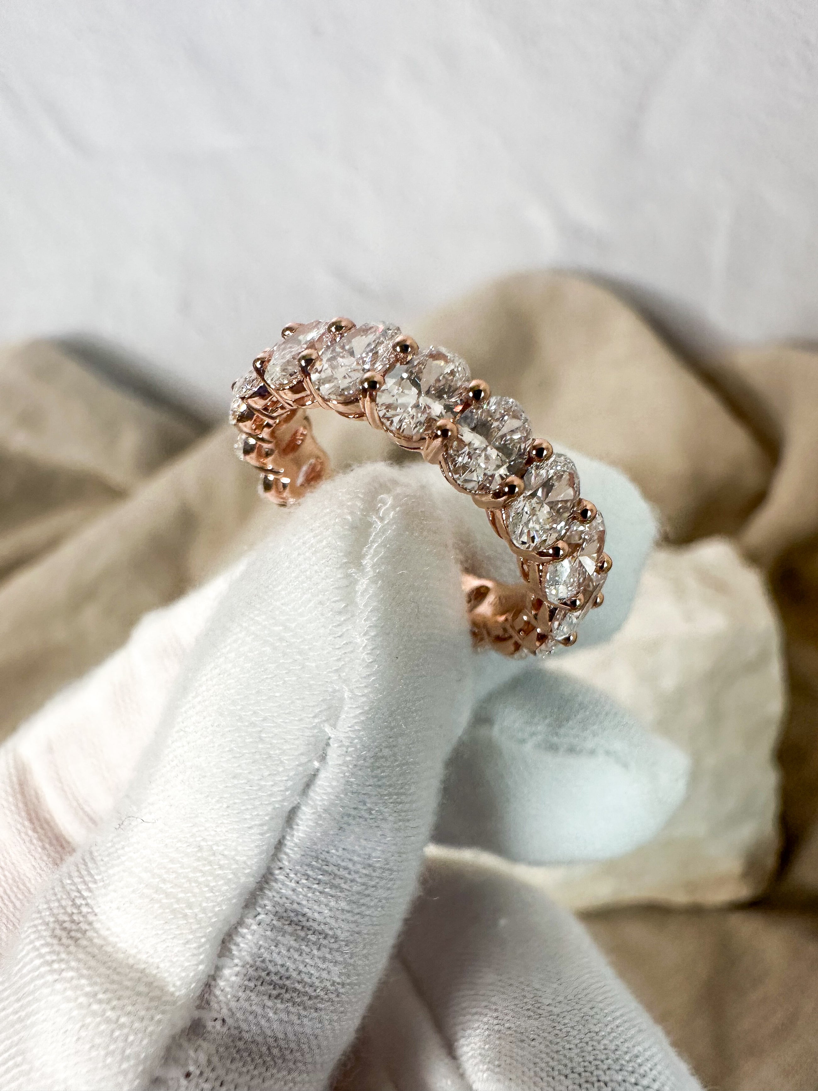 The Luxe Oval Eternity Band