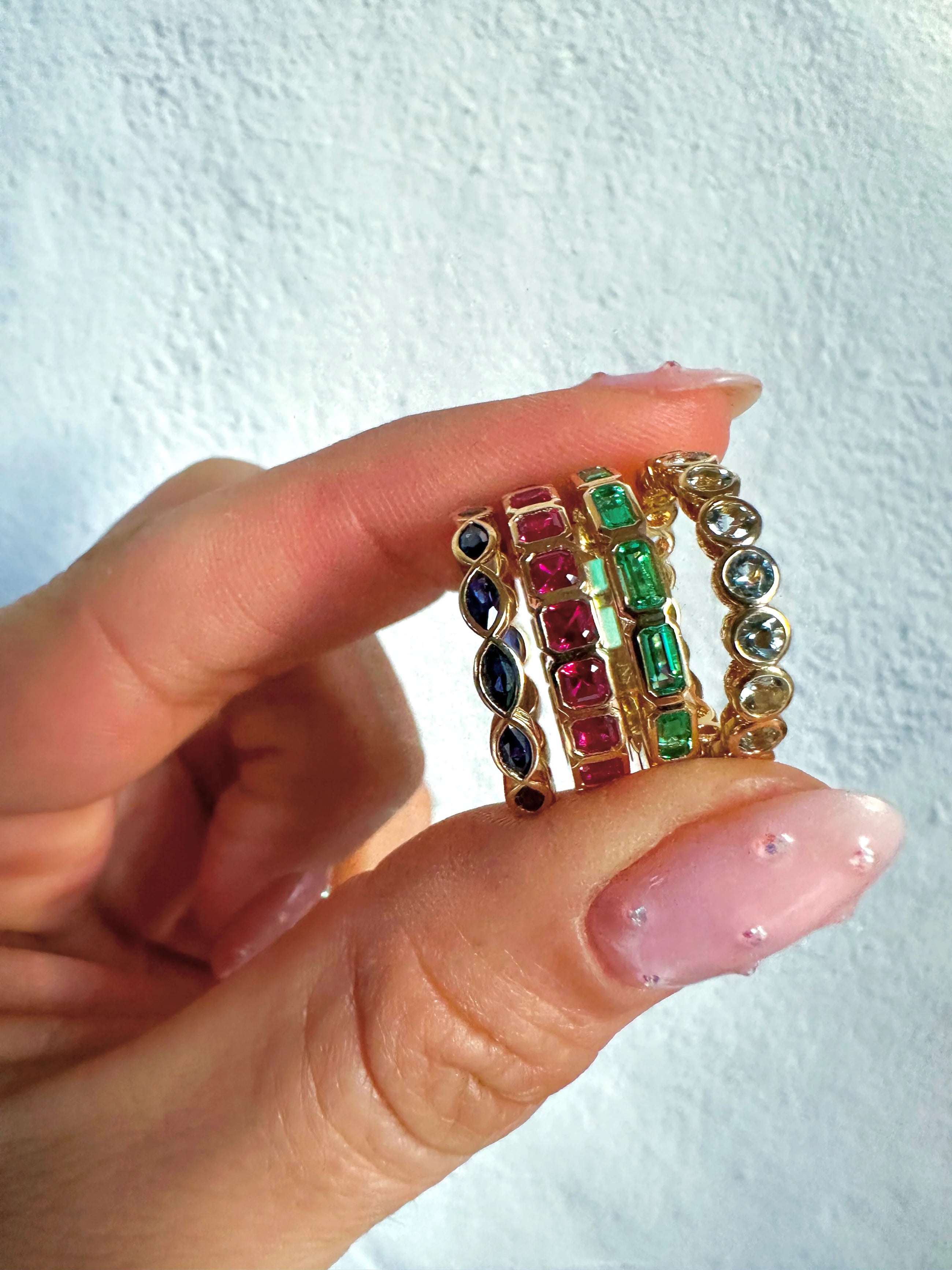 Custom Family Birthstone Ring