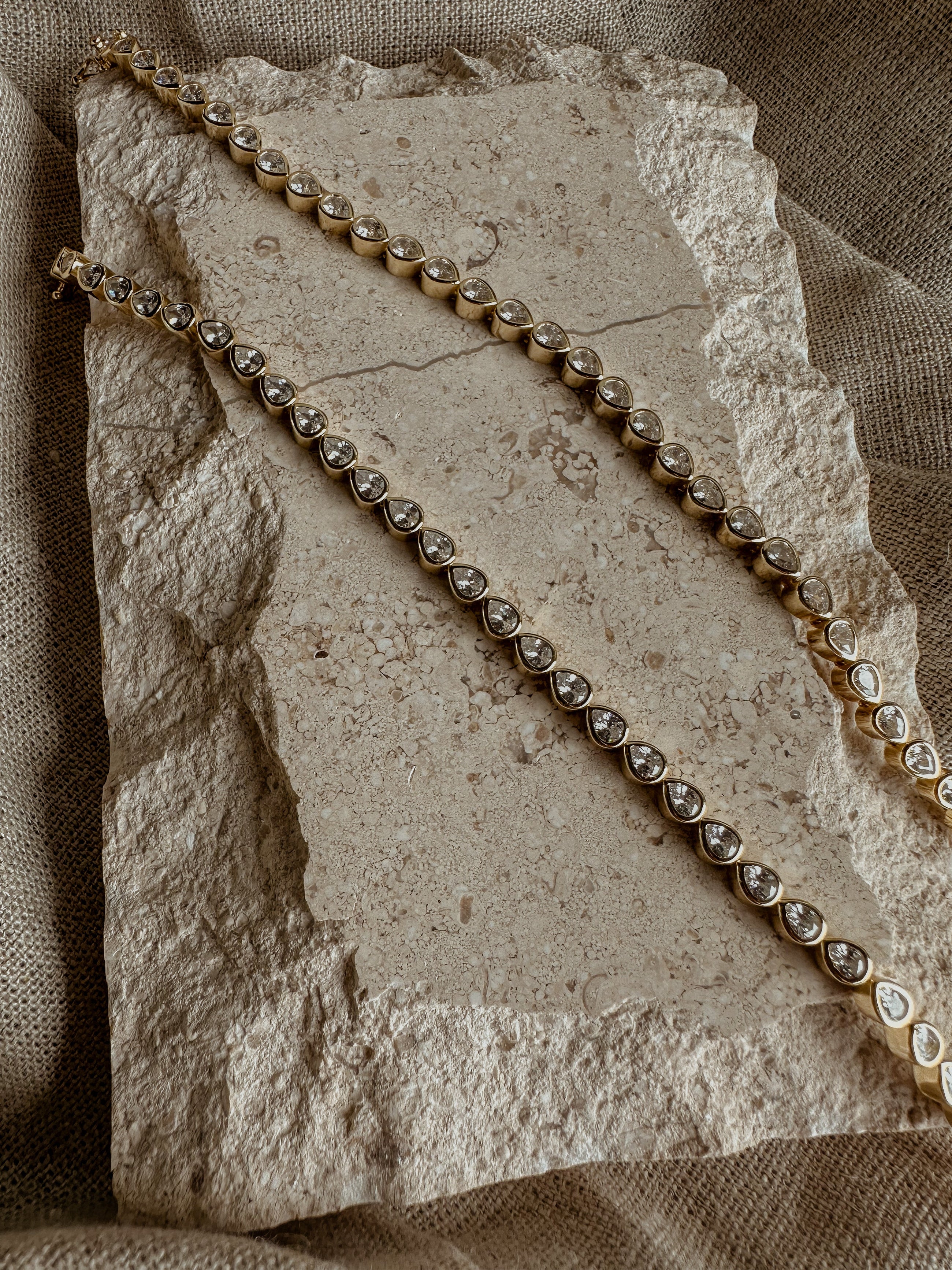 Pear Tennis Bracelet