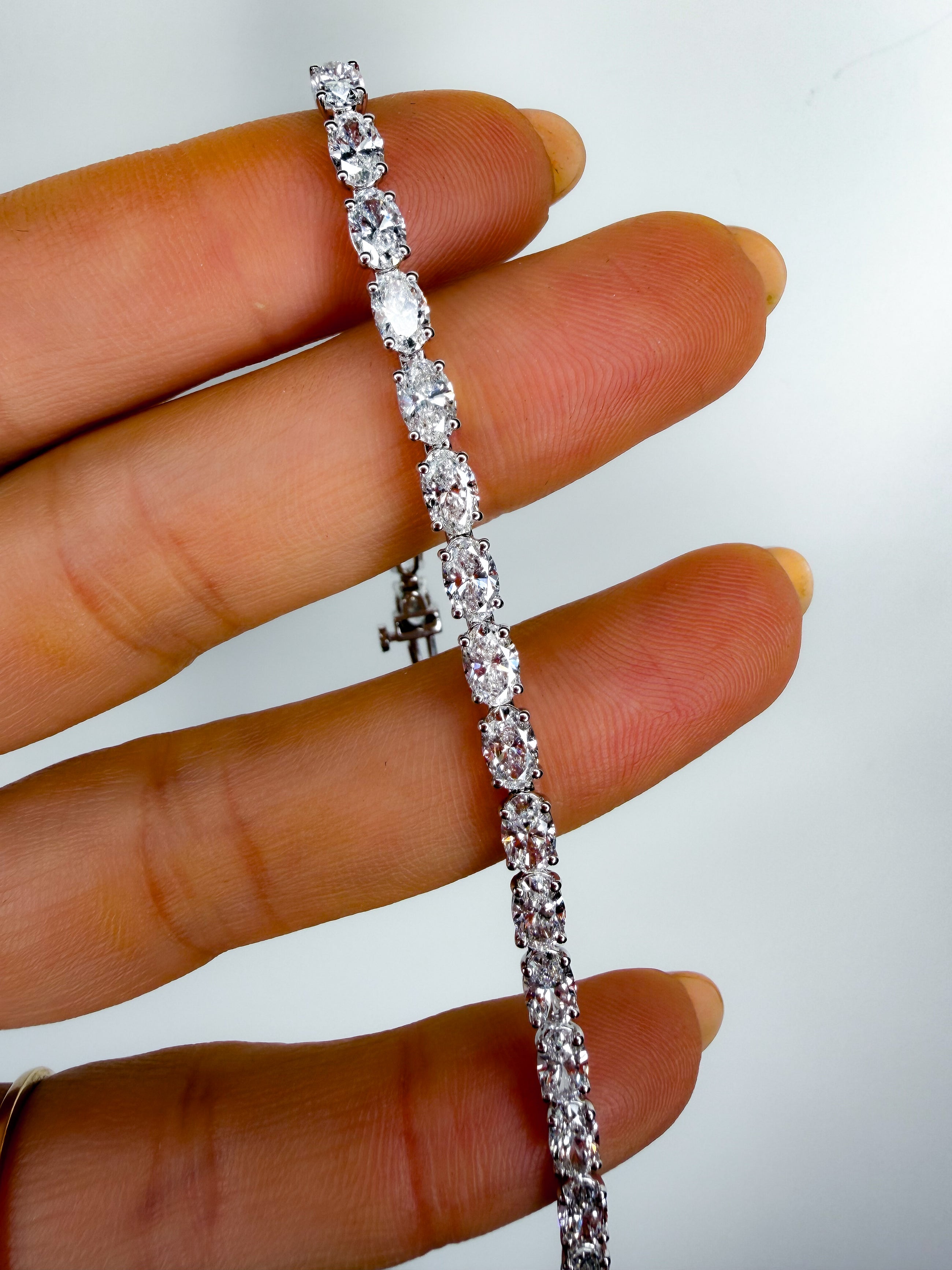 The East-West Icon Oval Tennis Bracelet