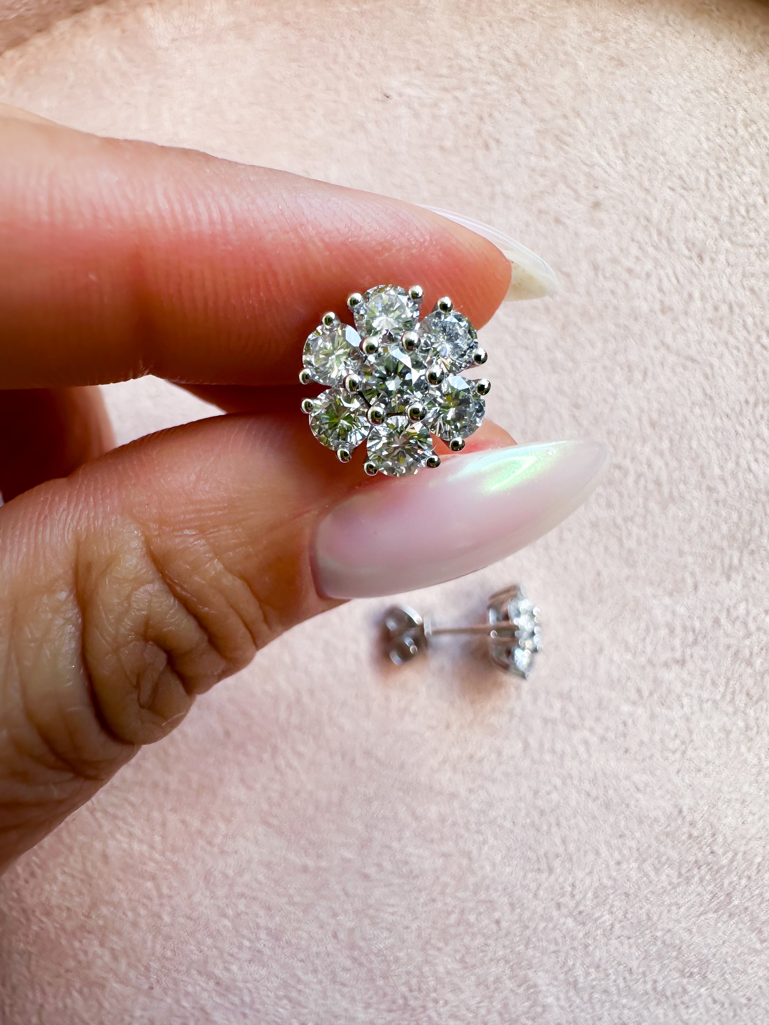 Diamond Bloom Studs