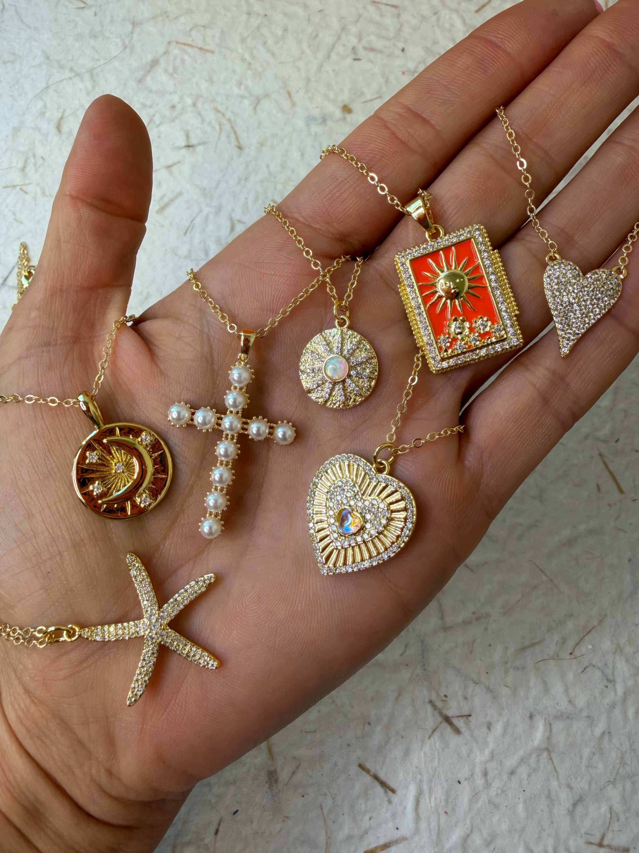 Lunar Glow Coin Necklace