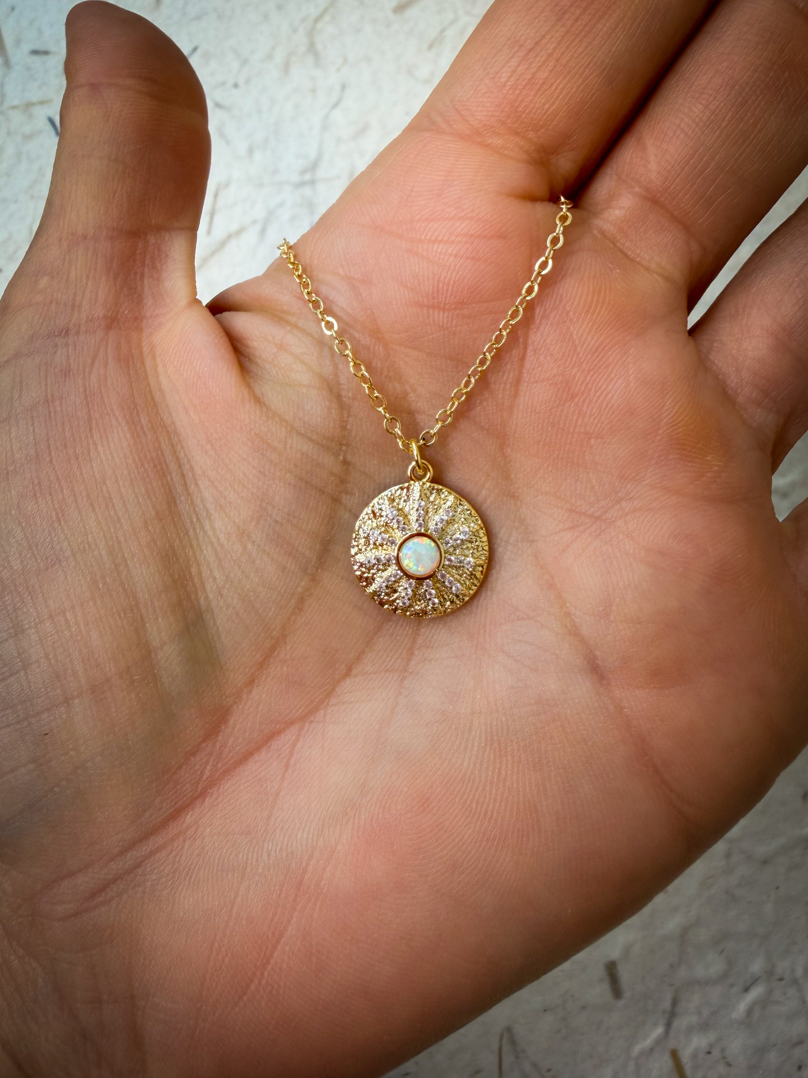 Celeste Medallion Necklace