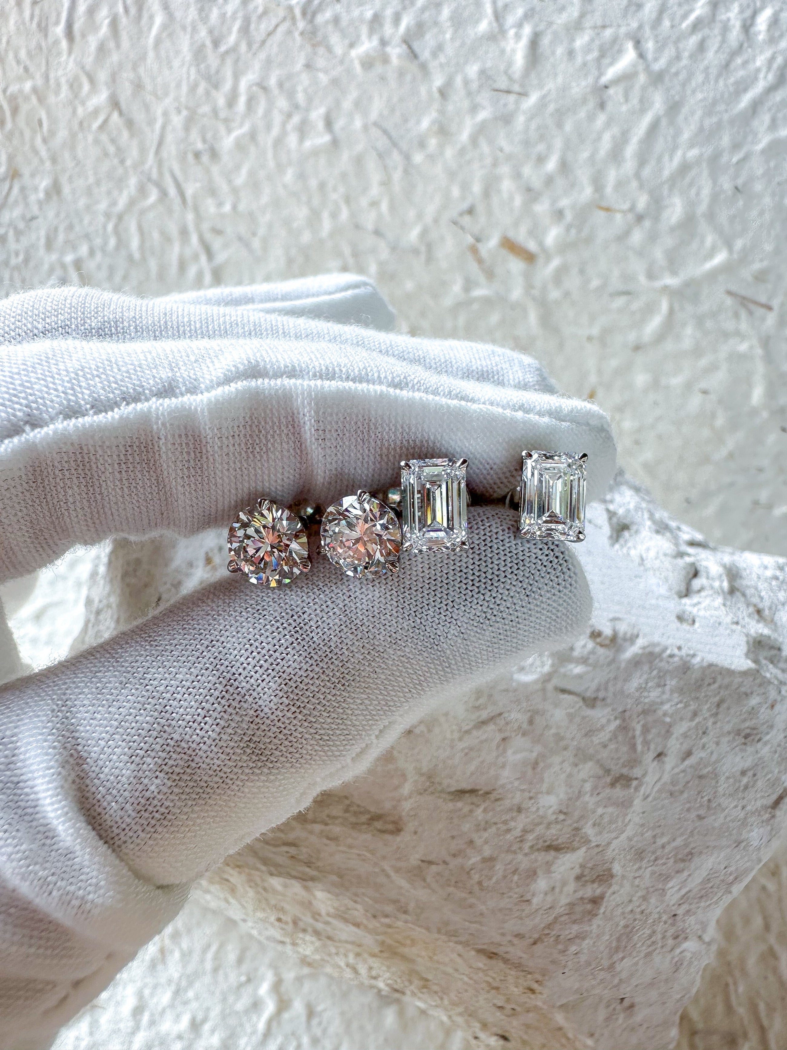 The Go-Tos Brilliant Cut 3ctw Diamond Studs