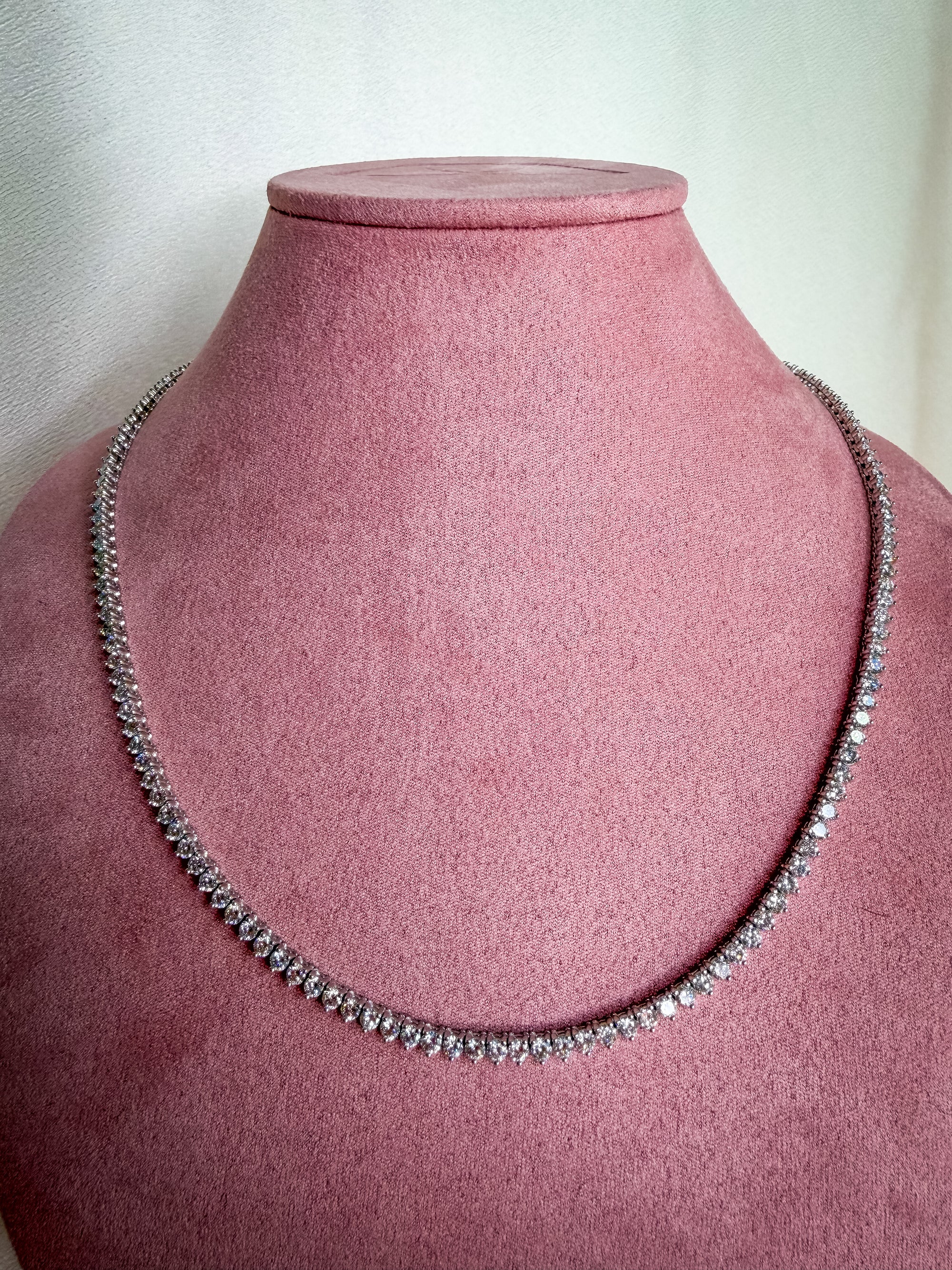 Martini Glow Tennis Necklace