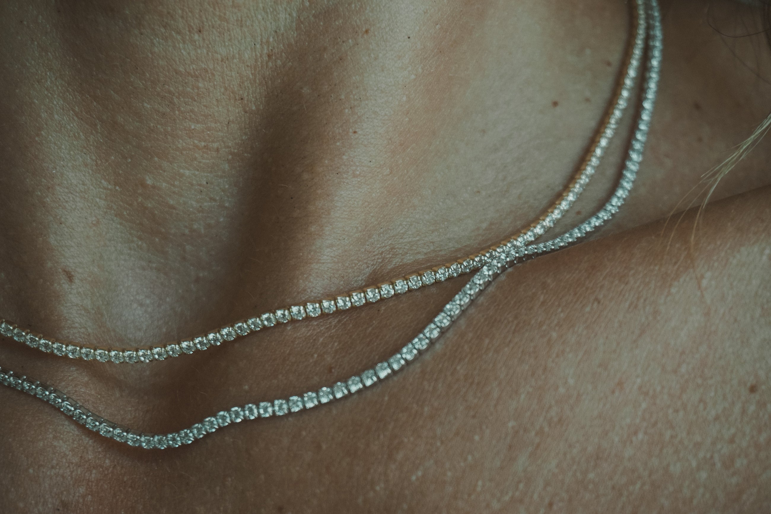 The Faux Diamond Tennis Necklace