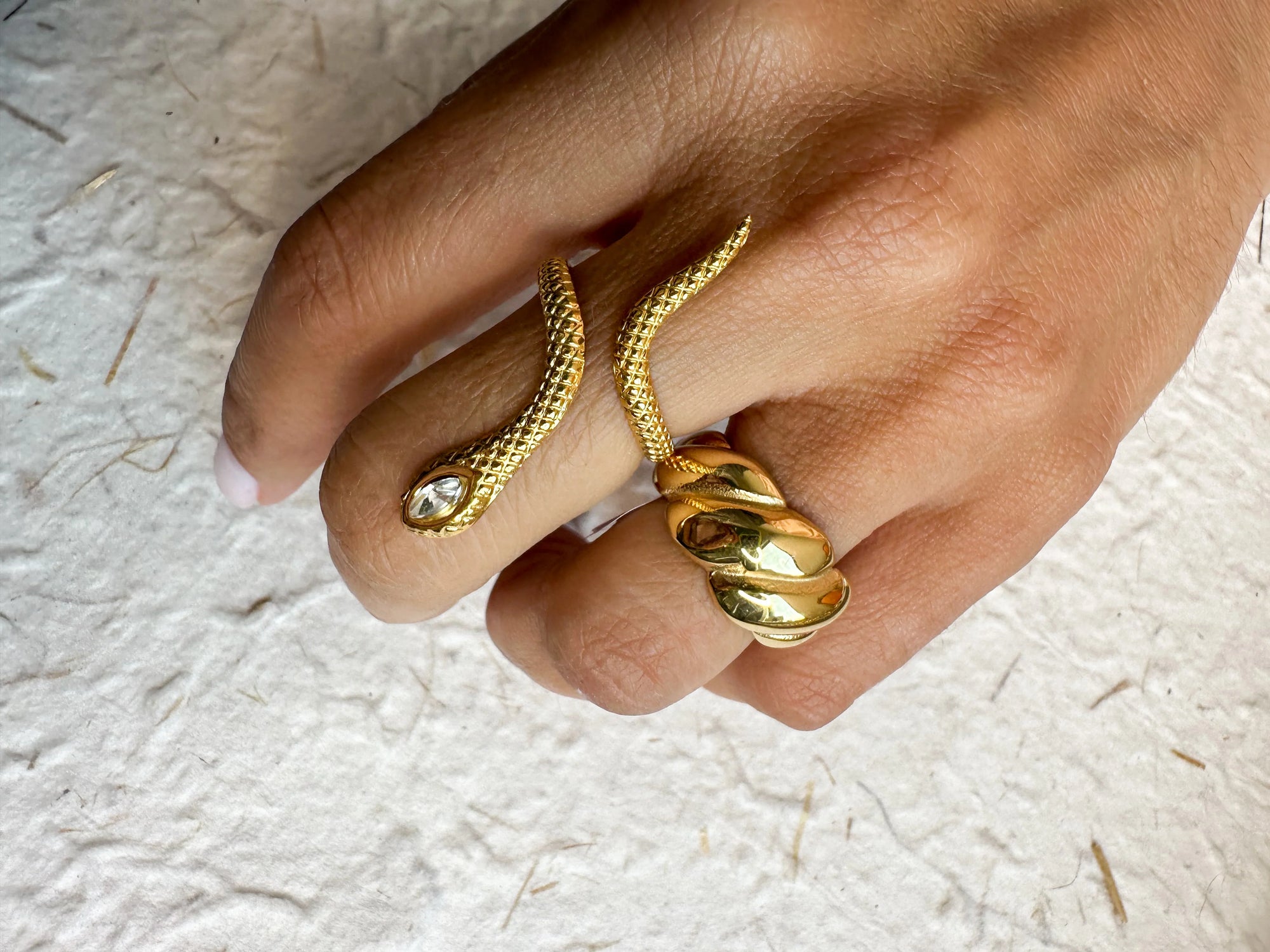 The Golden Twist Ring