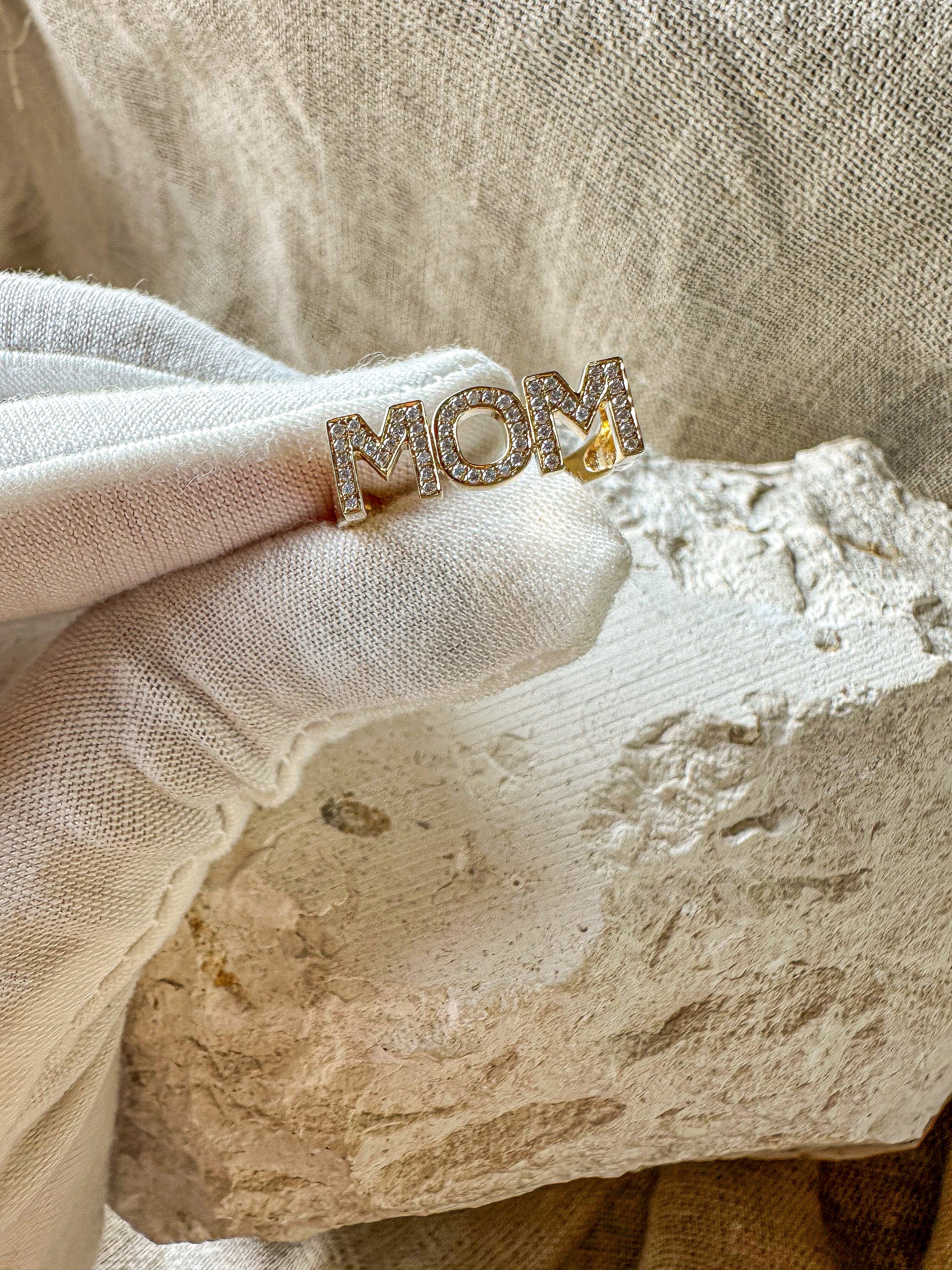 Diamond MOM Ring