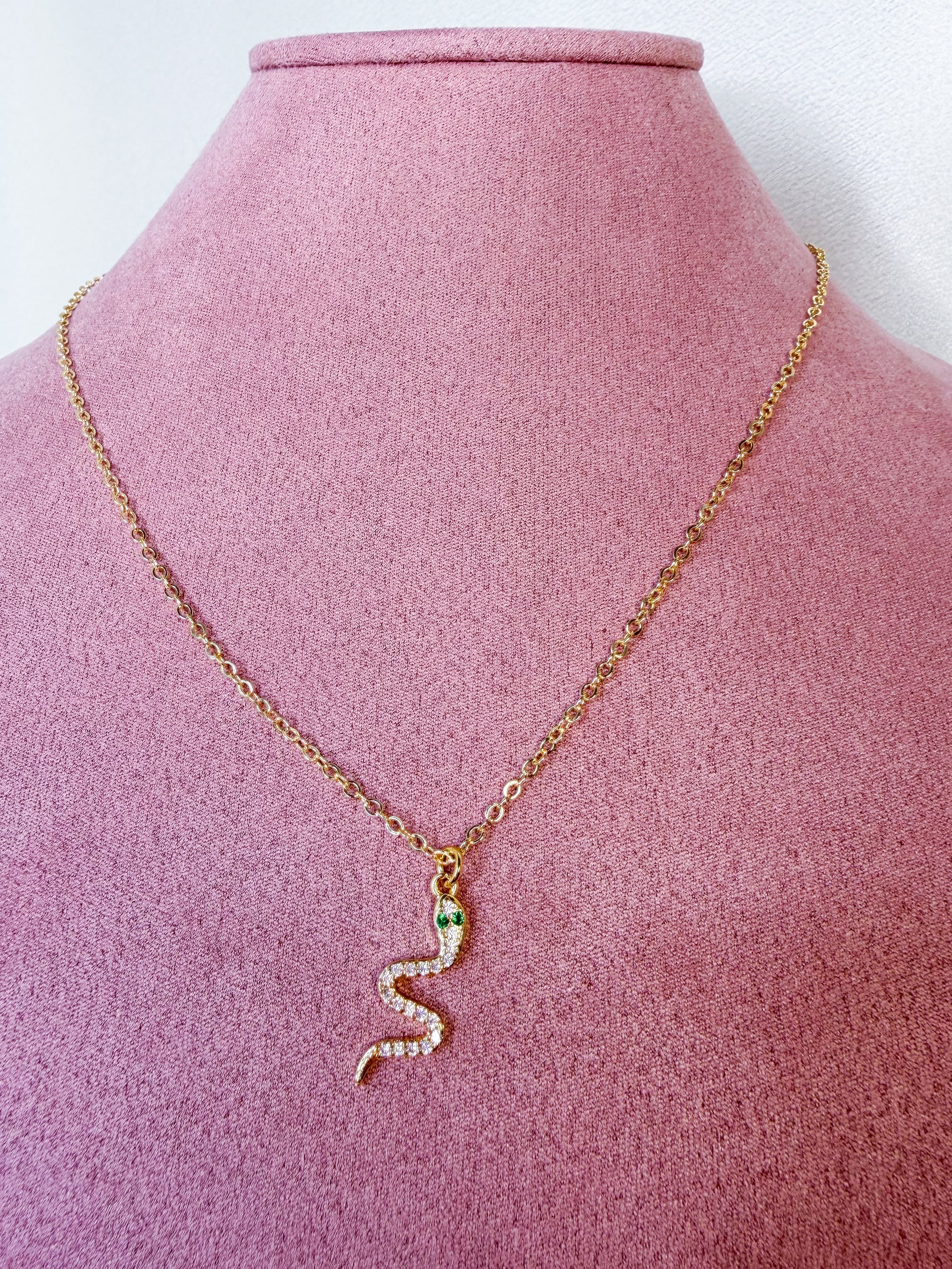 Crystal Serpent Necklace